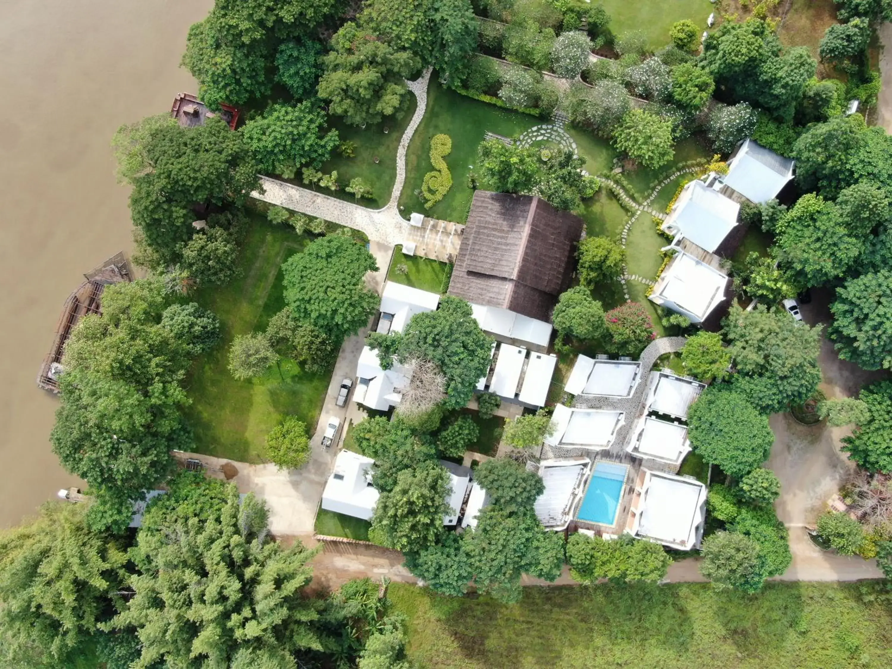 Property building in River Kwai Kiri Resort Property building in River Kwai Kiri Resort