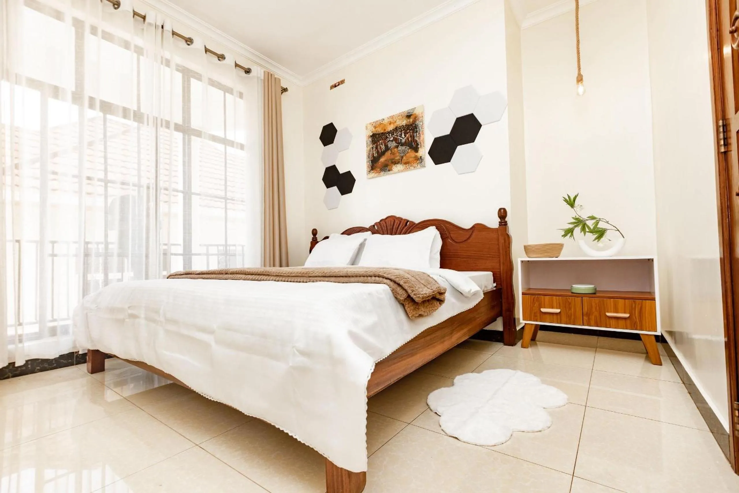 Bedroom, Bed in kigali Pillar House inn