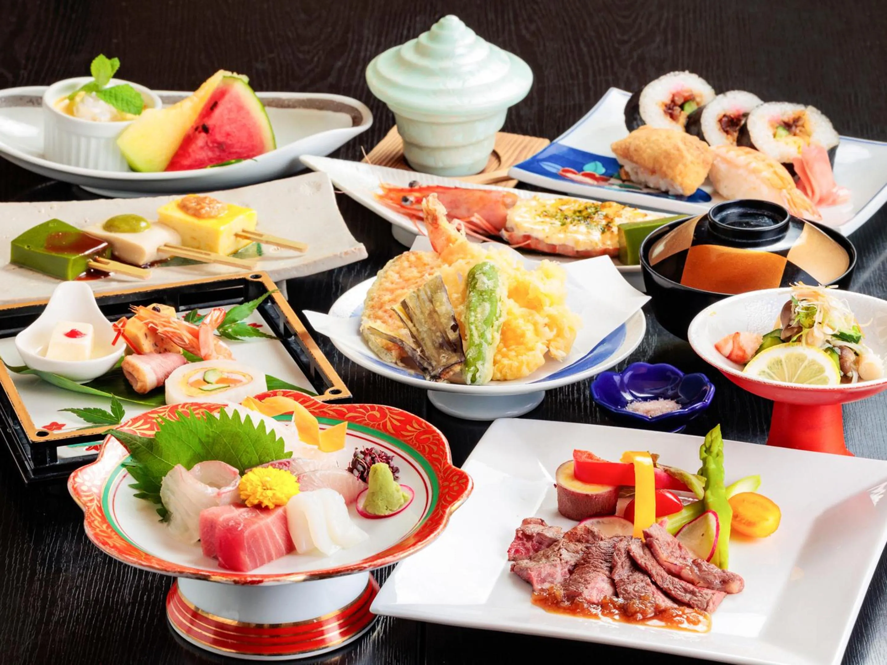 Dinner in AsoTsuruya