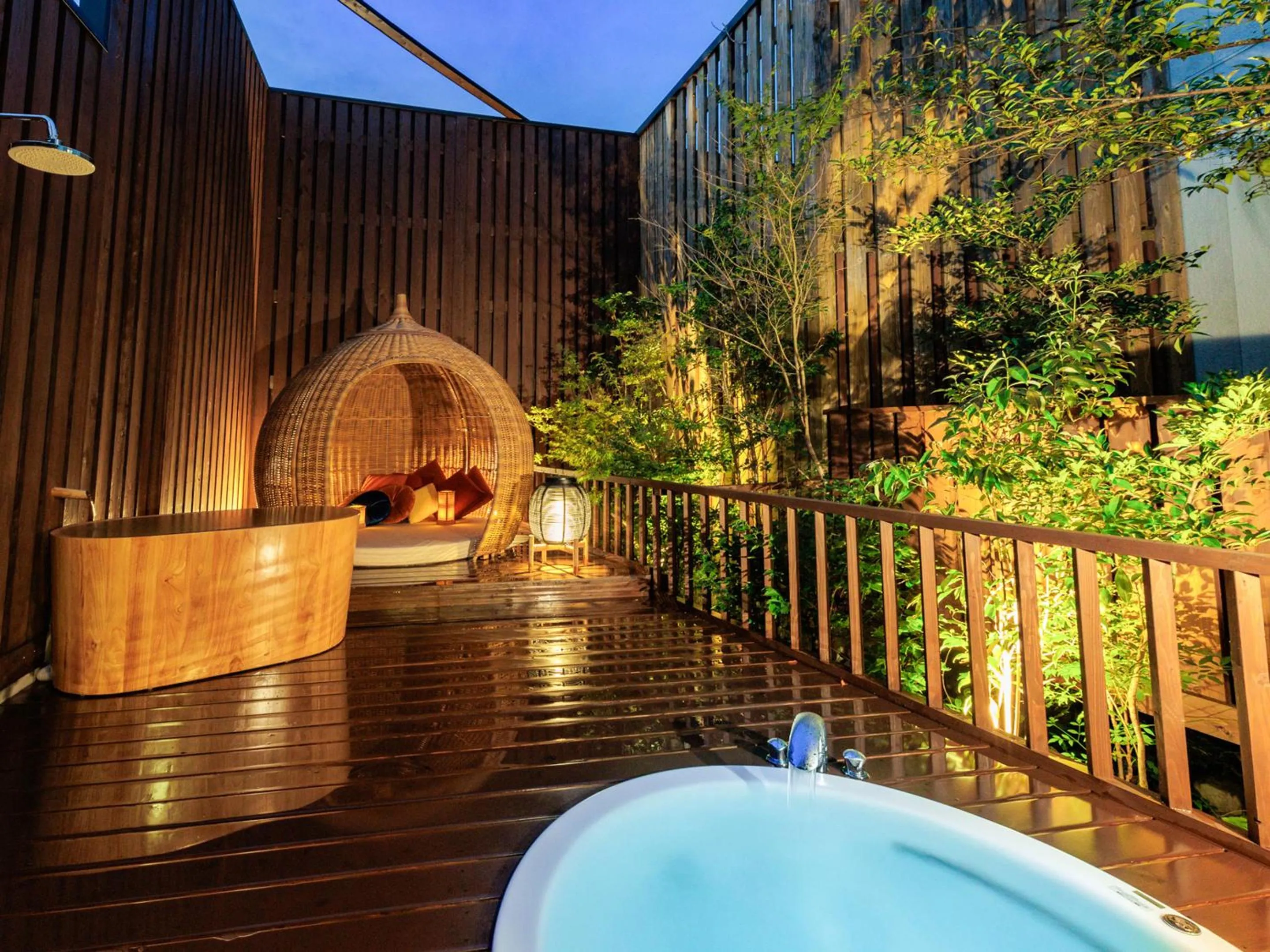 Open Air Bath in AsoTsuruya