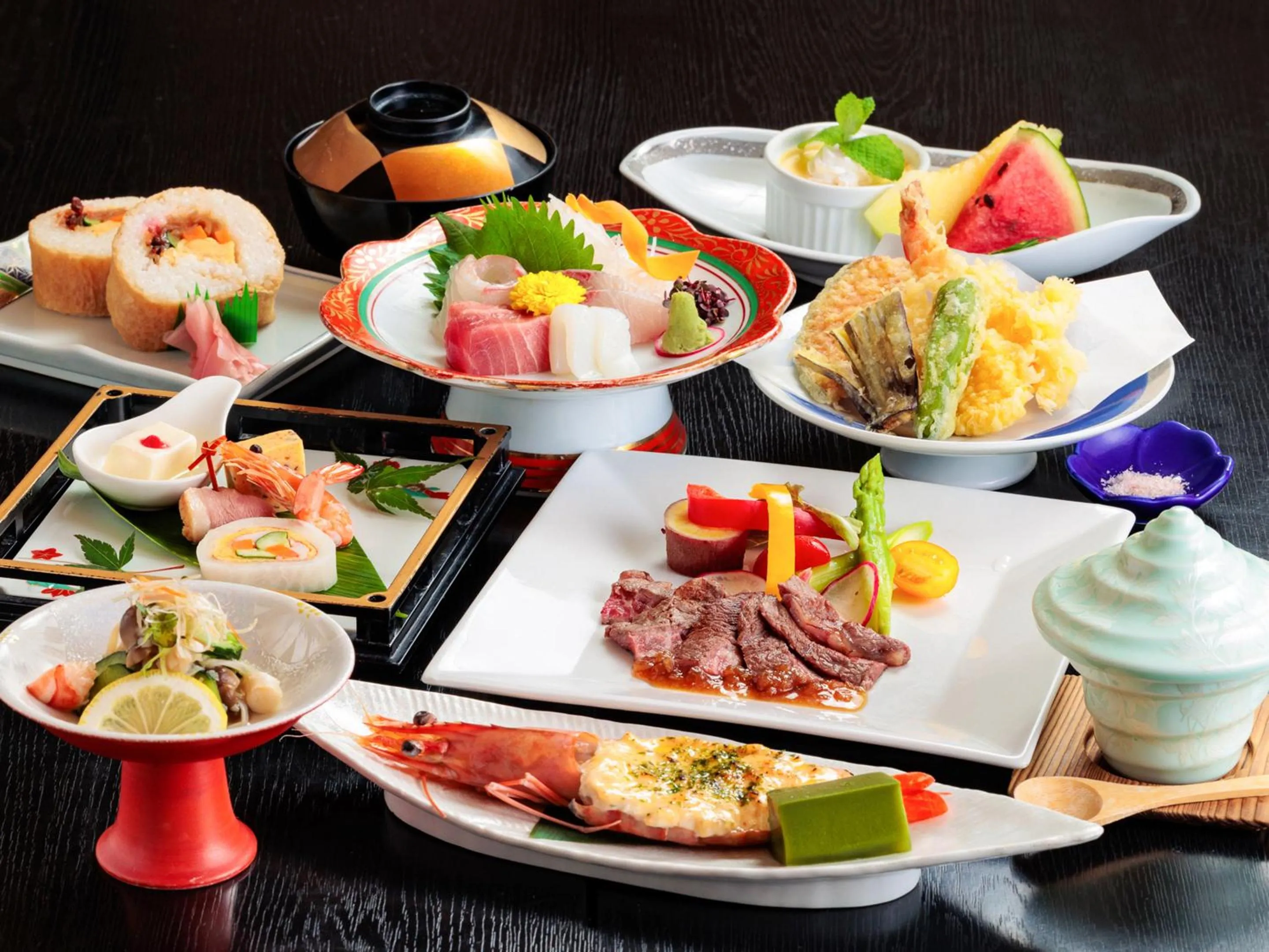 Dinner in AsoTsuruya