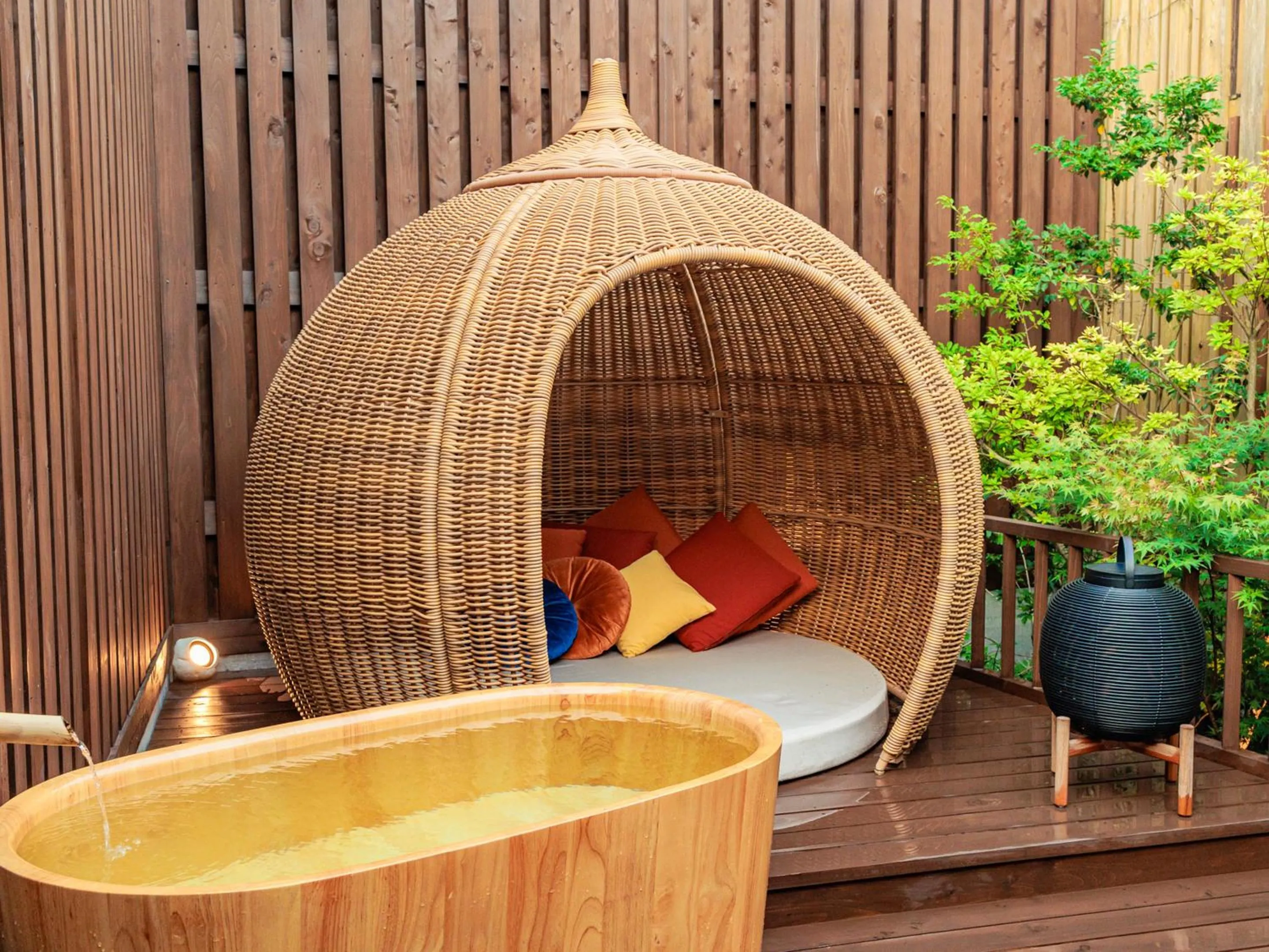 Open Air Bath in AsoTsuruya