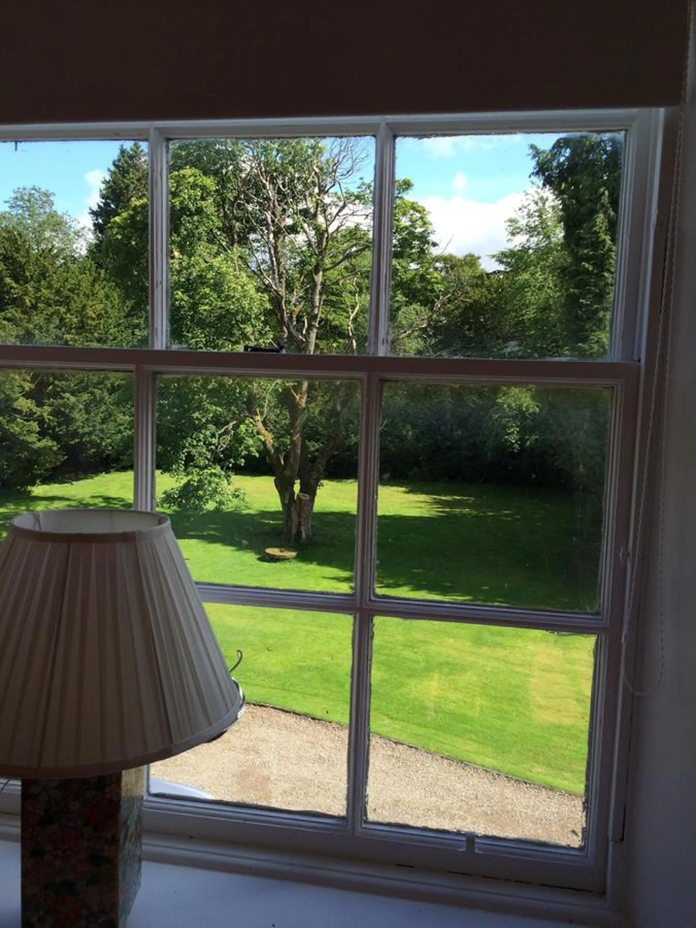 Garden view in Limefield Mansion House