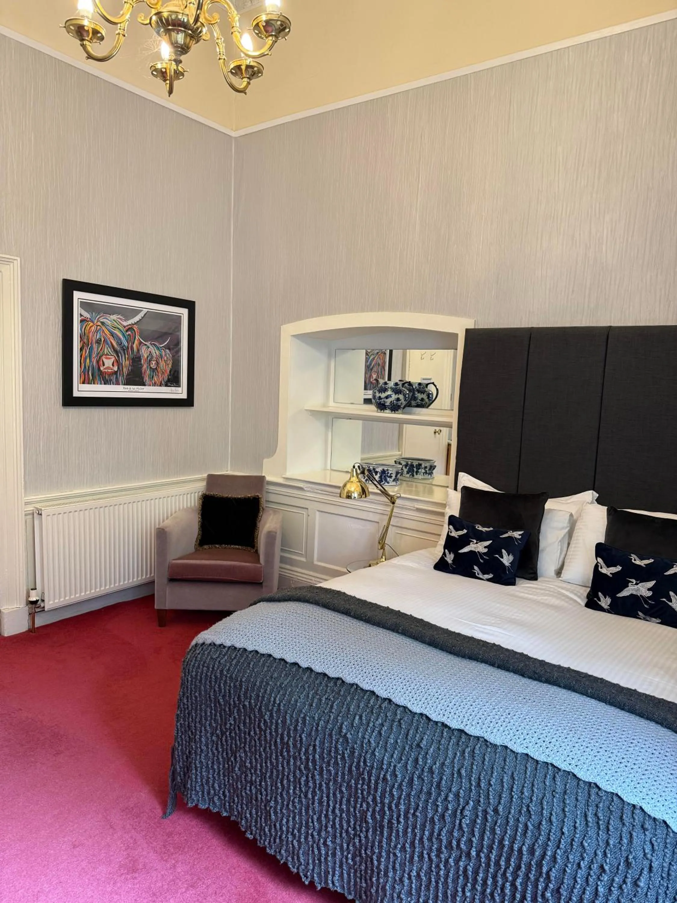 Bedroom, Bed in Limefield Mansion House