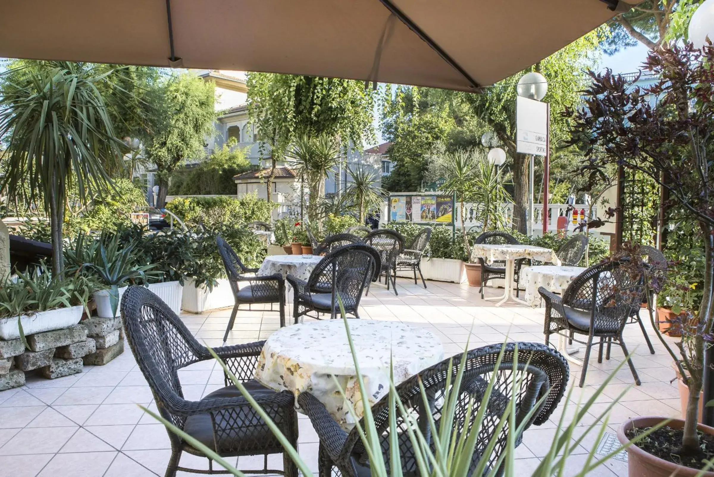 Garden in Hotel Corallo Garnì