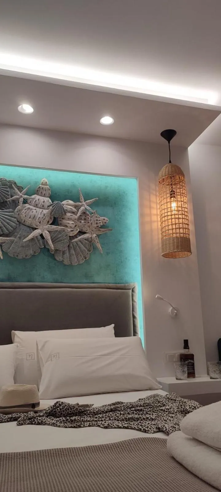 Bed in Ilianthos Apartments & Rooms