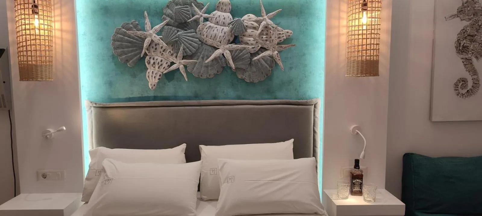 Bed in Ilianthos Apartments & Rooms