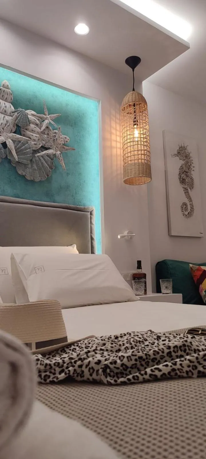 Bed in Ilianthos Apartments & Rooms