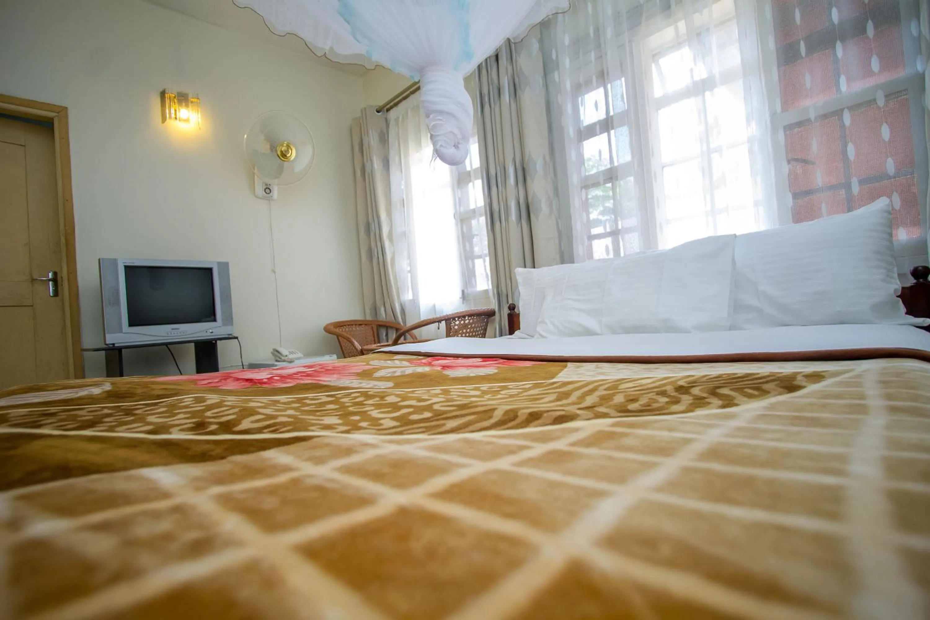 Bedroom in Jinja Safari Hotel