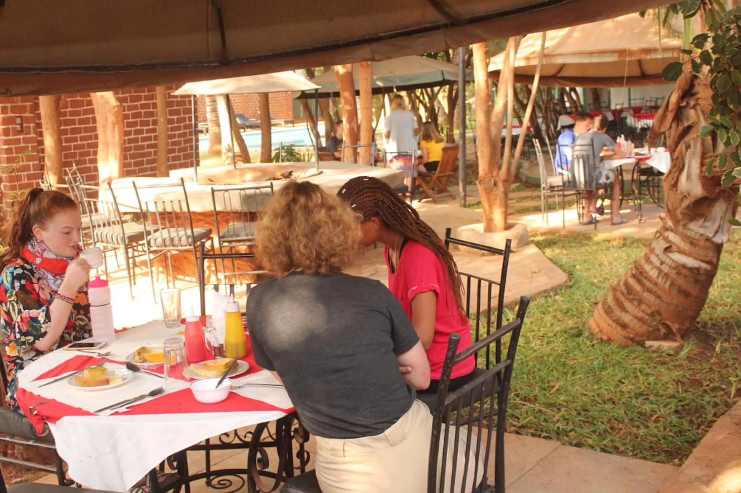 Breakfast in Impala Safari Lodge