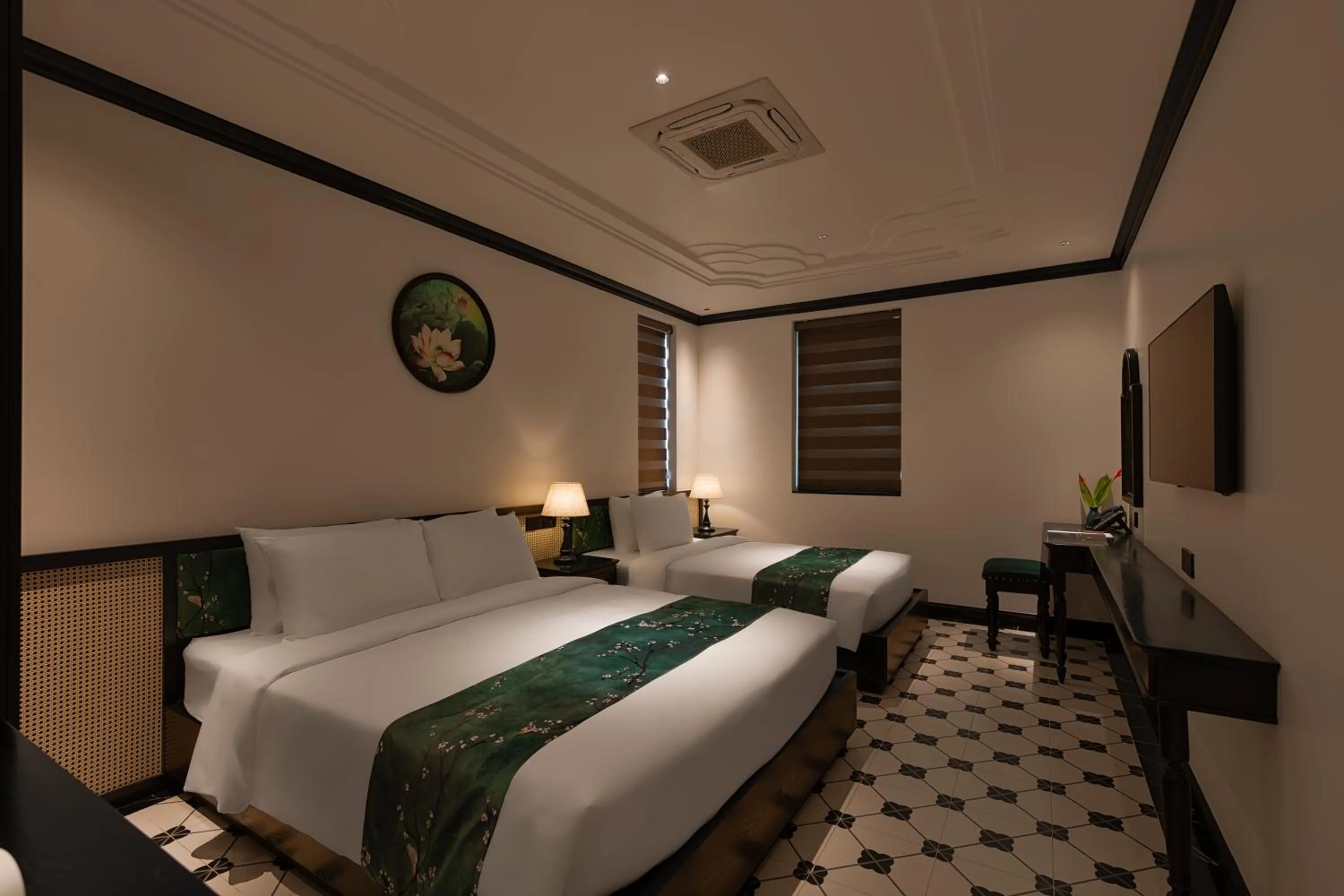 Bed in C'Lau Hotel Ninh Binh - A Gem Nestled in Ancient Quarter