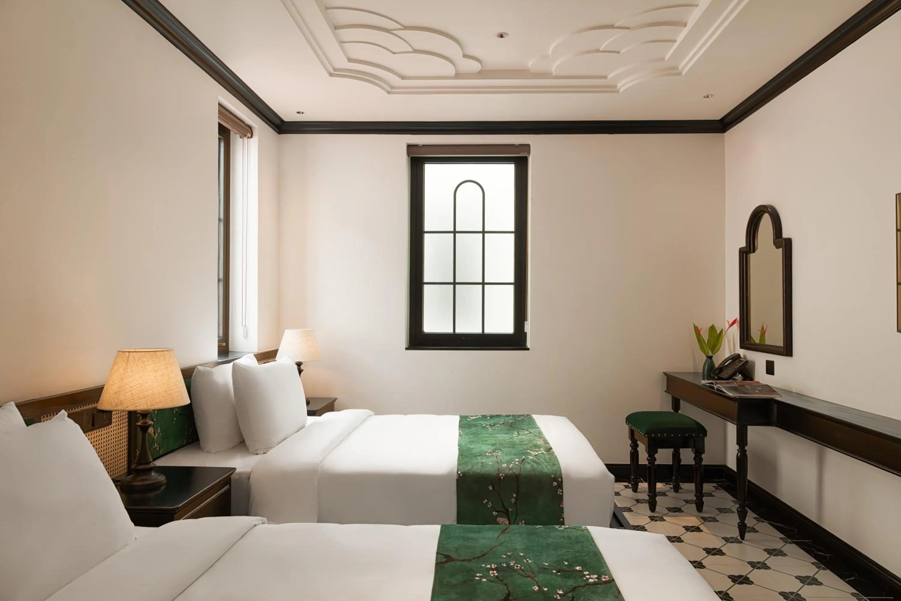 Bed in C'Lau Hotel Ninh Binh - A Gem Nestled in Ancient Quarter