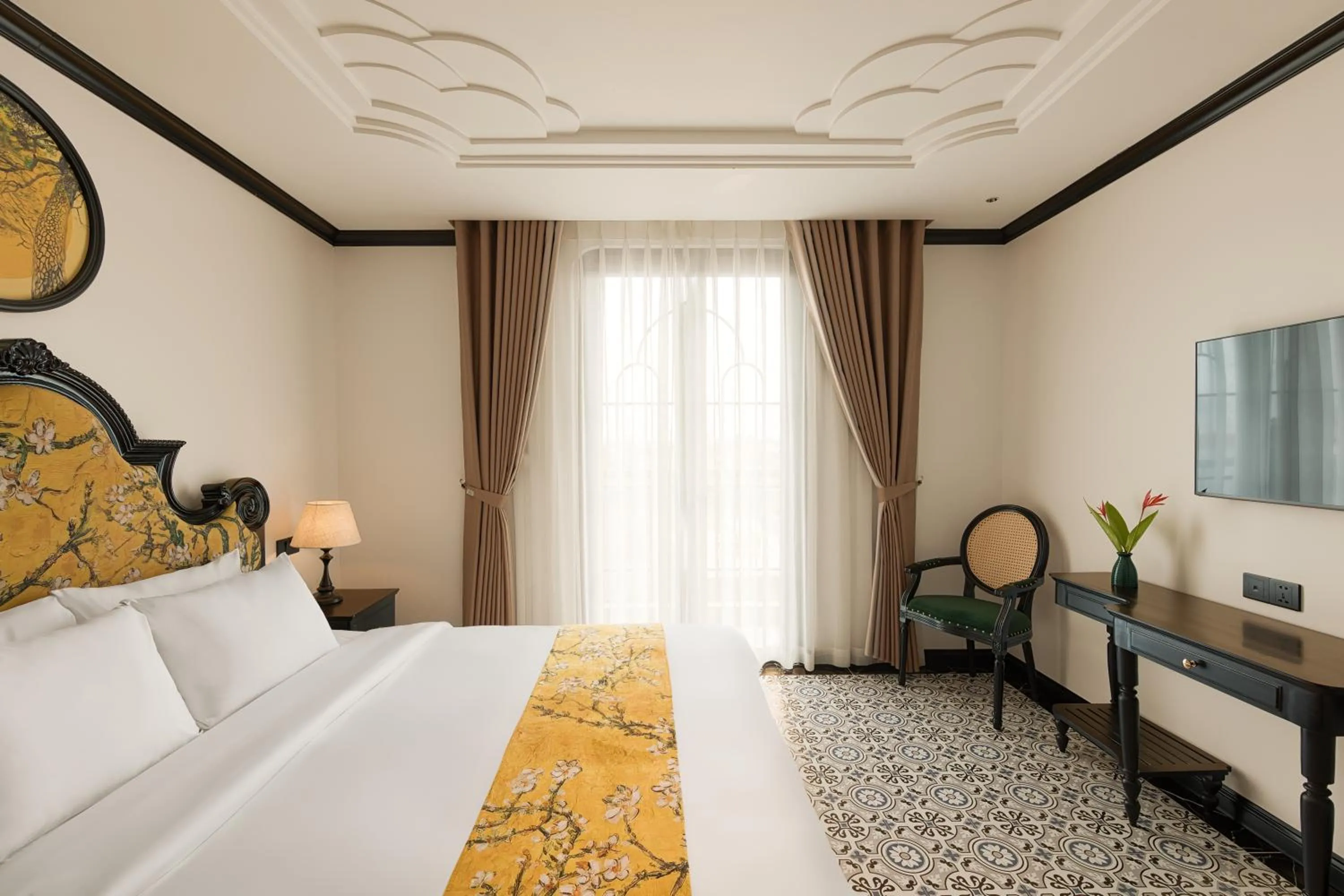 Communal lounge/ TV room, Bed in C'Lau Hotel Ninh Binh - A Gem Nestled in Ancient Quarter