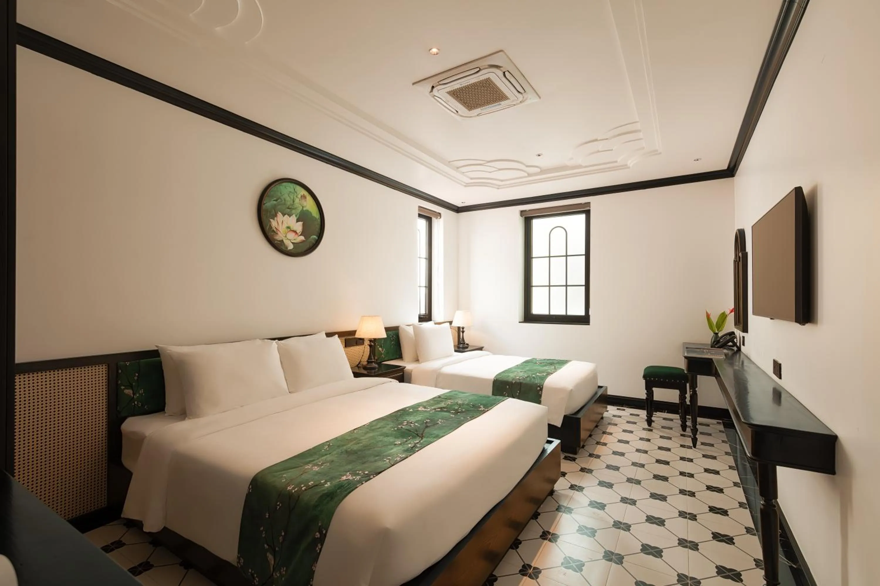 Bed in C'Lau Hotel Ninh Binh - A Gem Nestled in Ancient Quarter