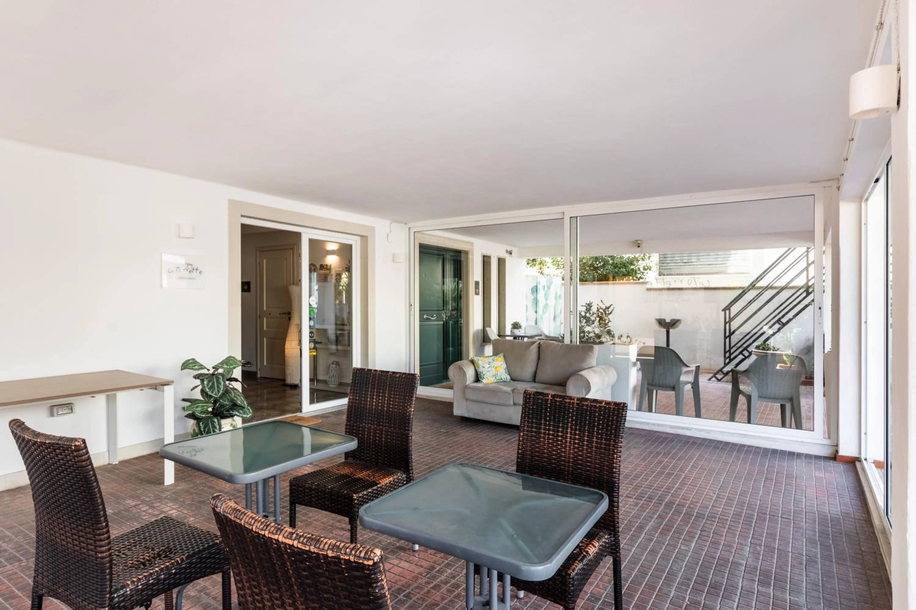Seating area in Le Torrette Rooms and Apartments
