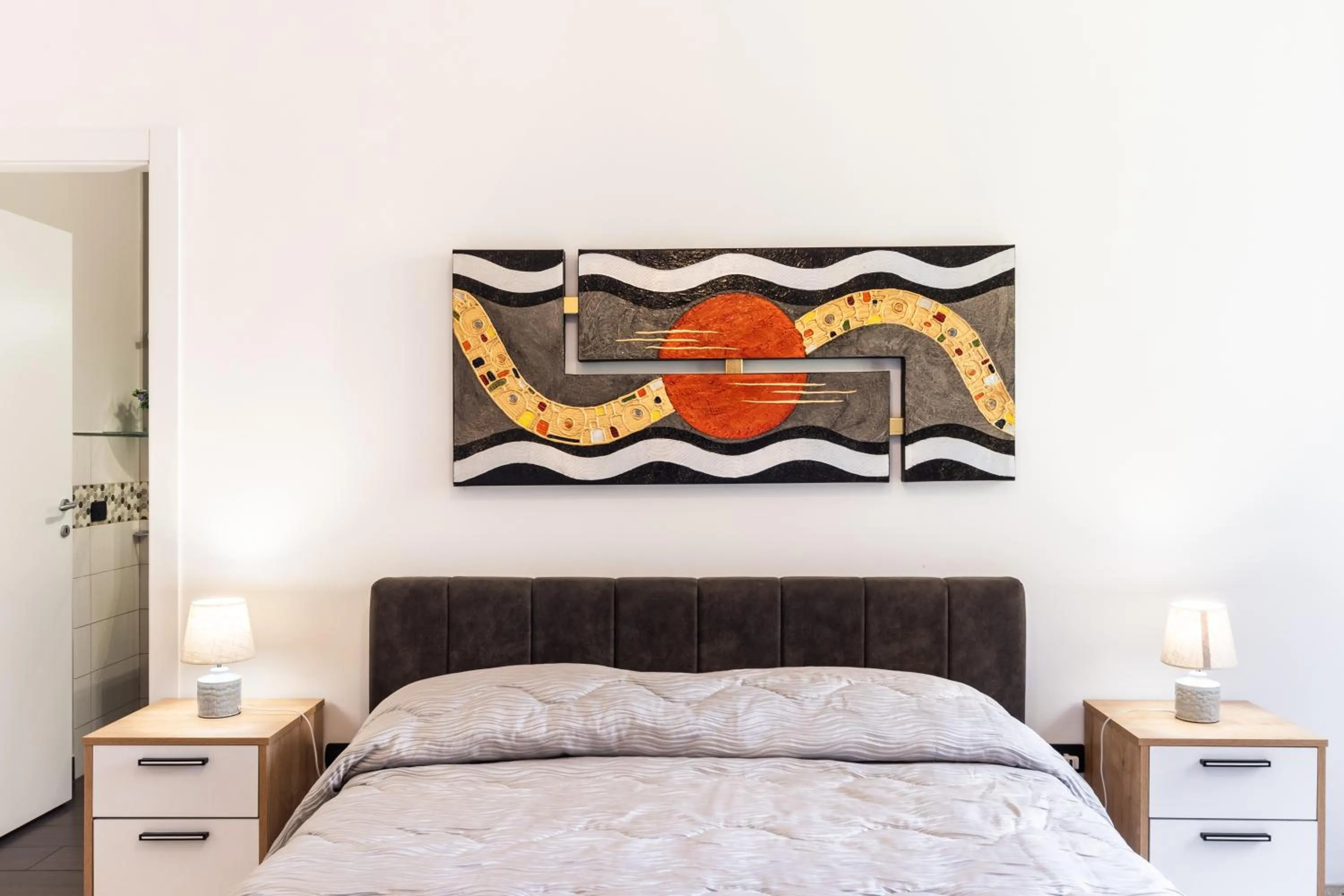 Bedroom, Bed in Le Torrette Rooms and Apartments