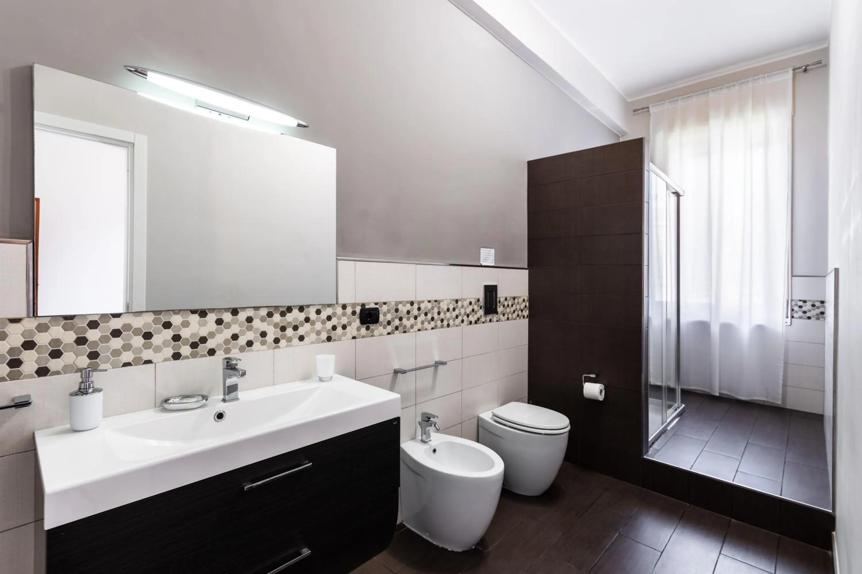Bathroom in Le Torrette Rooms and Apartments