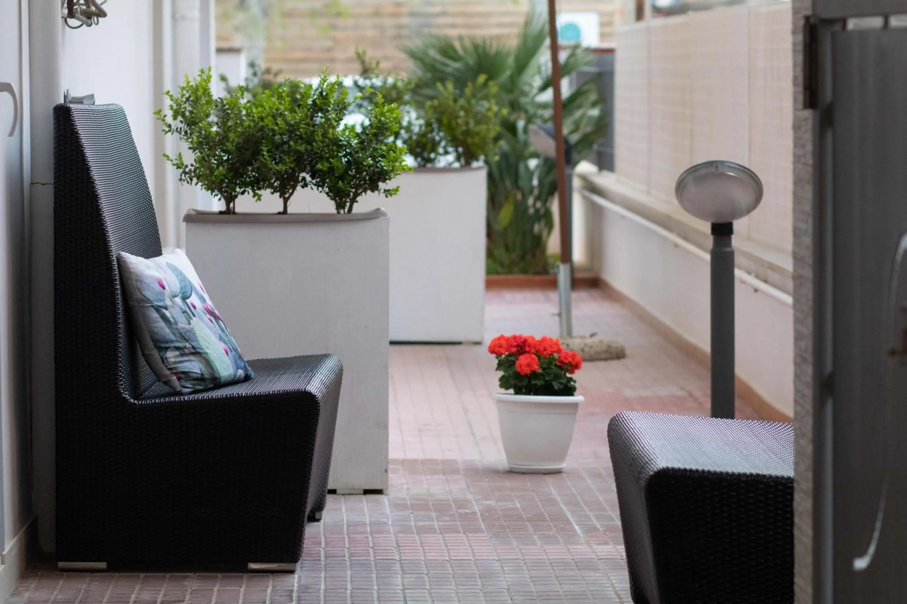 Patio in Le Torrette Rooms and Apartments