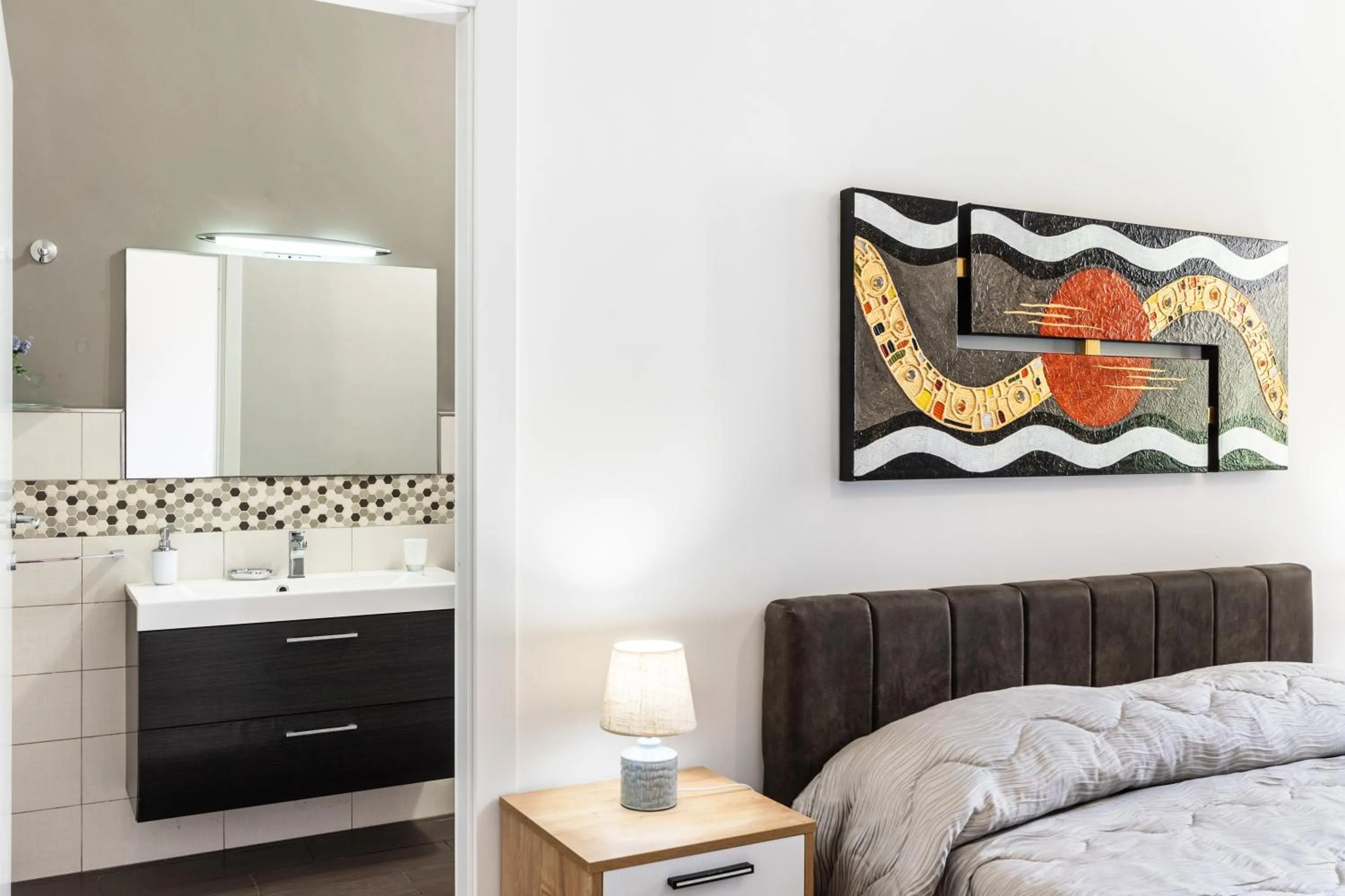Bedroom, Bed in Le Torrette Rooms and Apartments