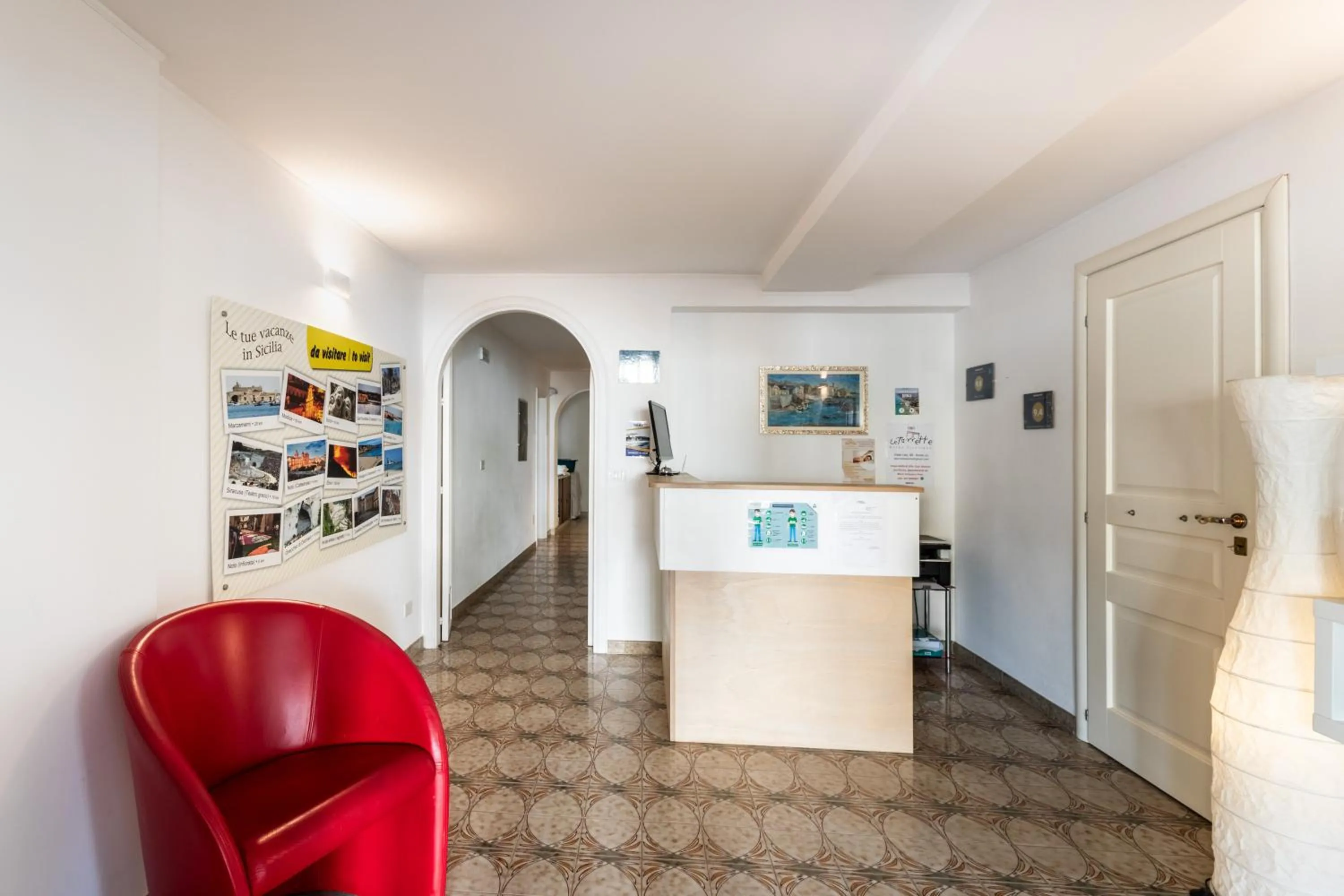 Lobby or reception in Le Torrette Rooms and Apartments