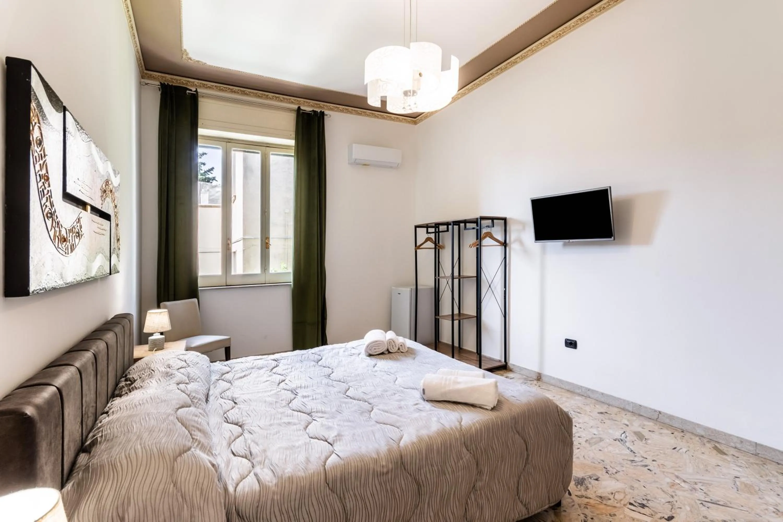 Bedroom, Bed in Le Torrette Rooms and Apartments