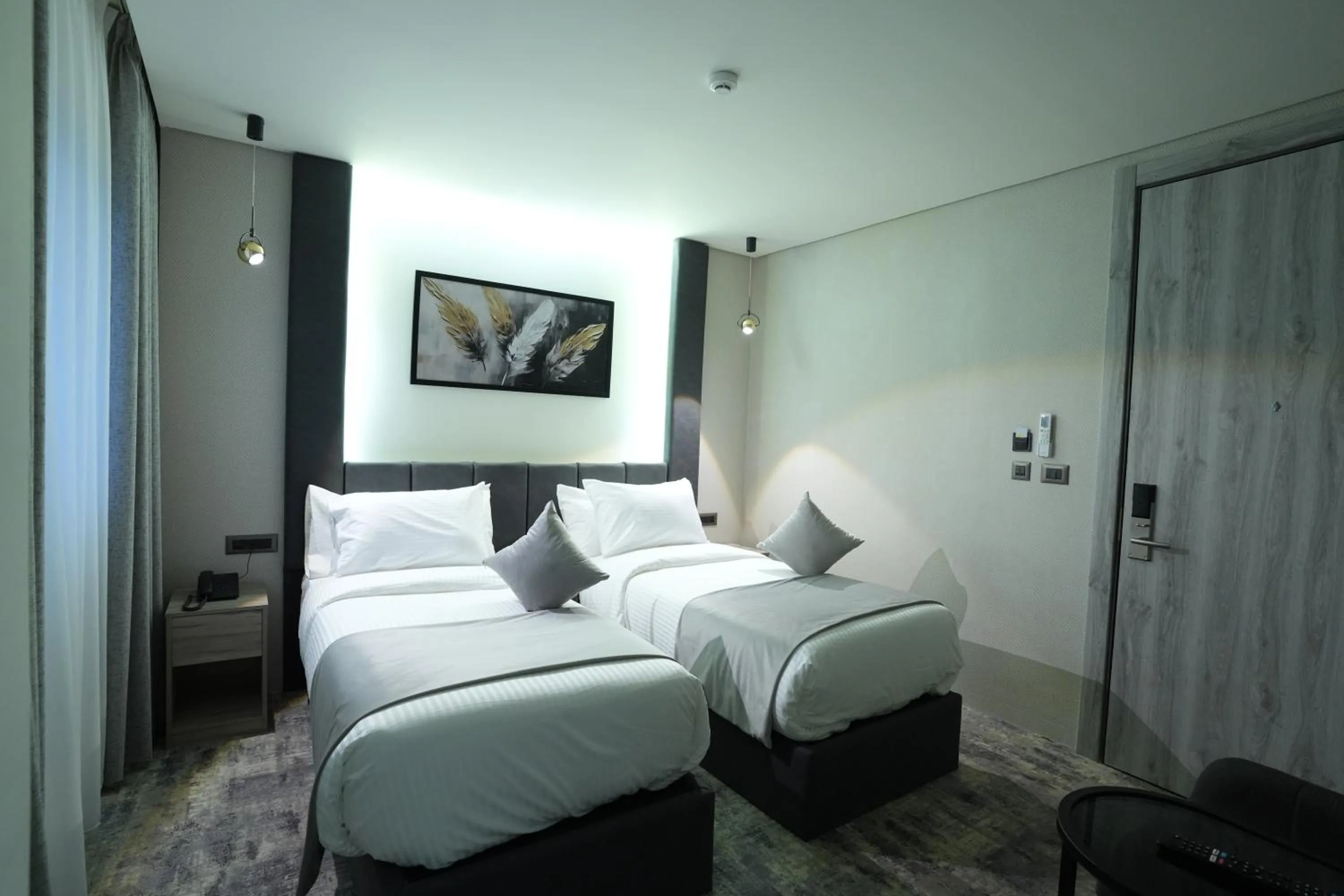 Bed in Roya Downtown Boutique Hotel