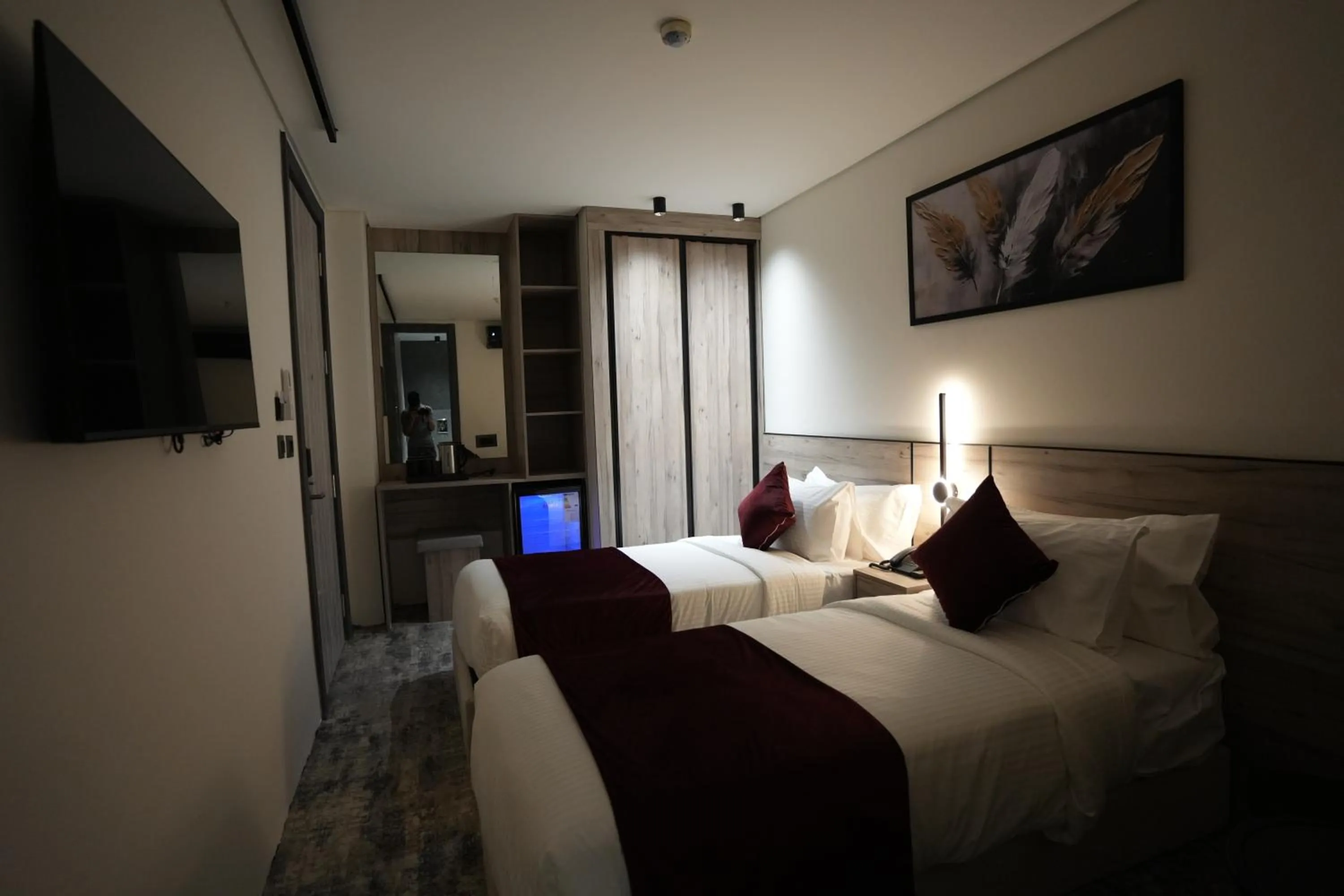 Bed in Roya Downtown Boutique Hotel