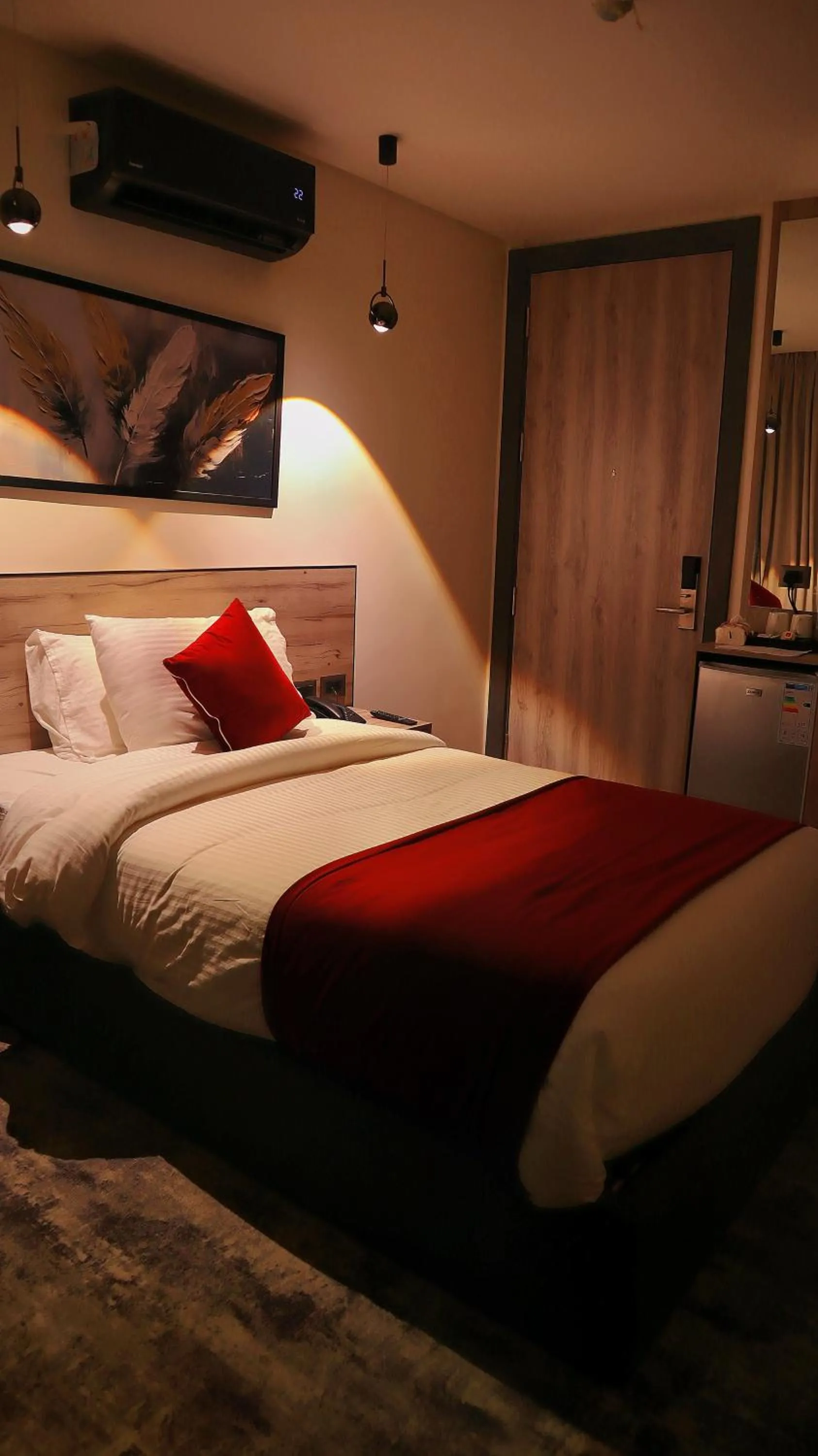 Bed in Roya Downtown Boutique Hotel