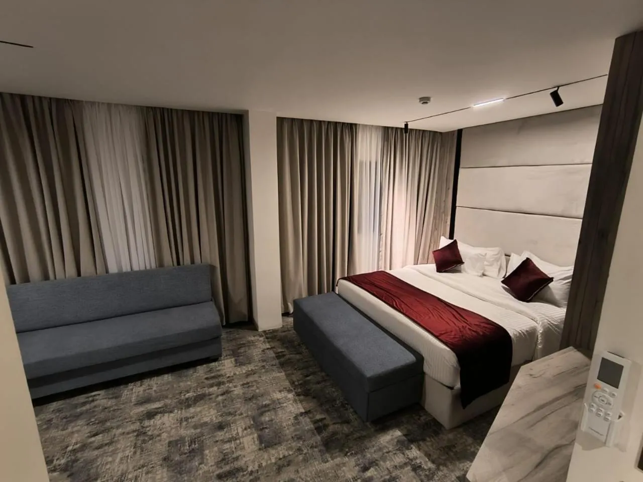 Bed in Roya Downtown Boutique Hotel