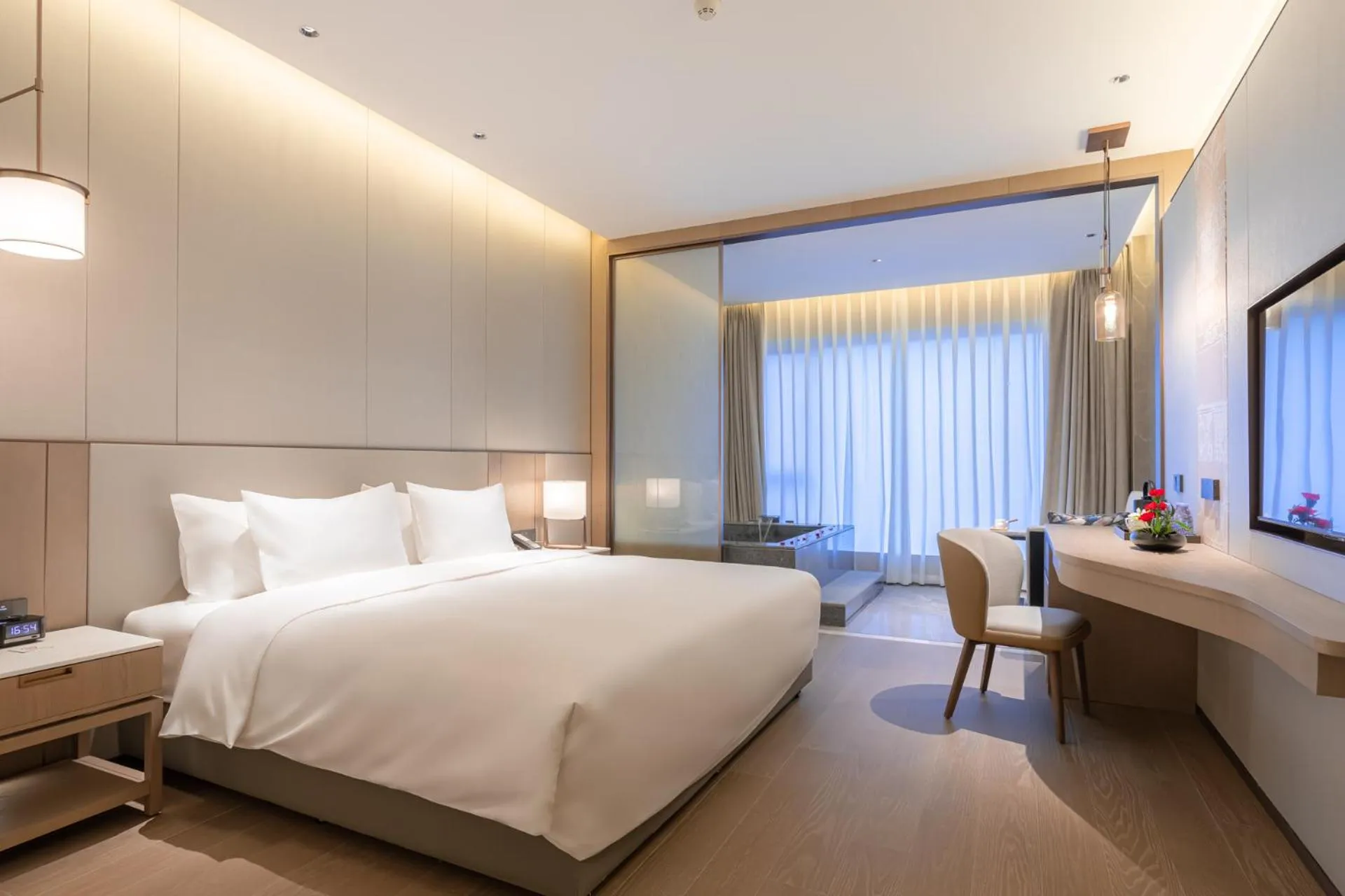 Bed in NARADA Fuzhou Fujian Hotel