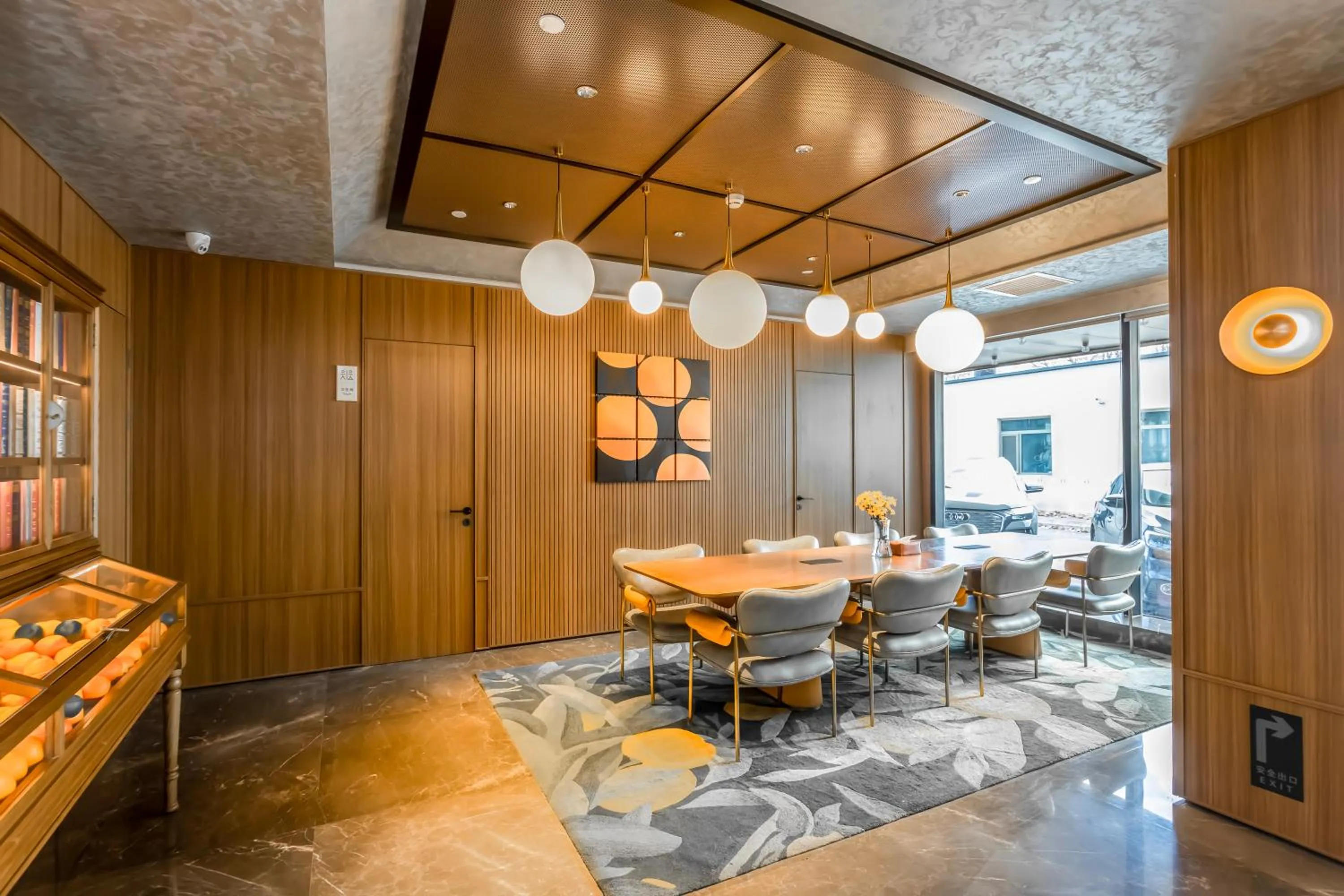 Seating area in Orange Beijing Wukesong Shijingshan Wanda Plaza Hotel