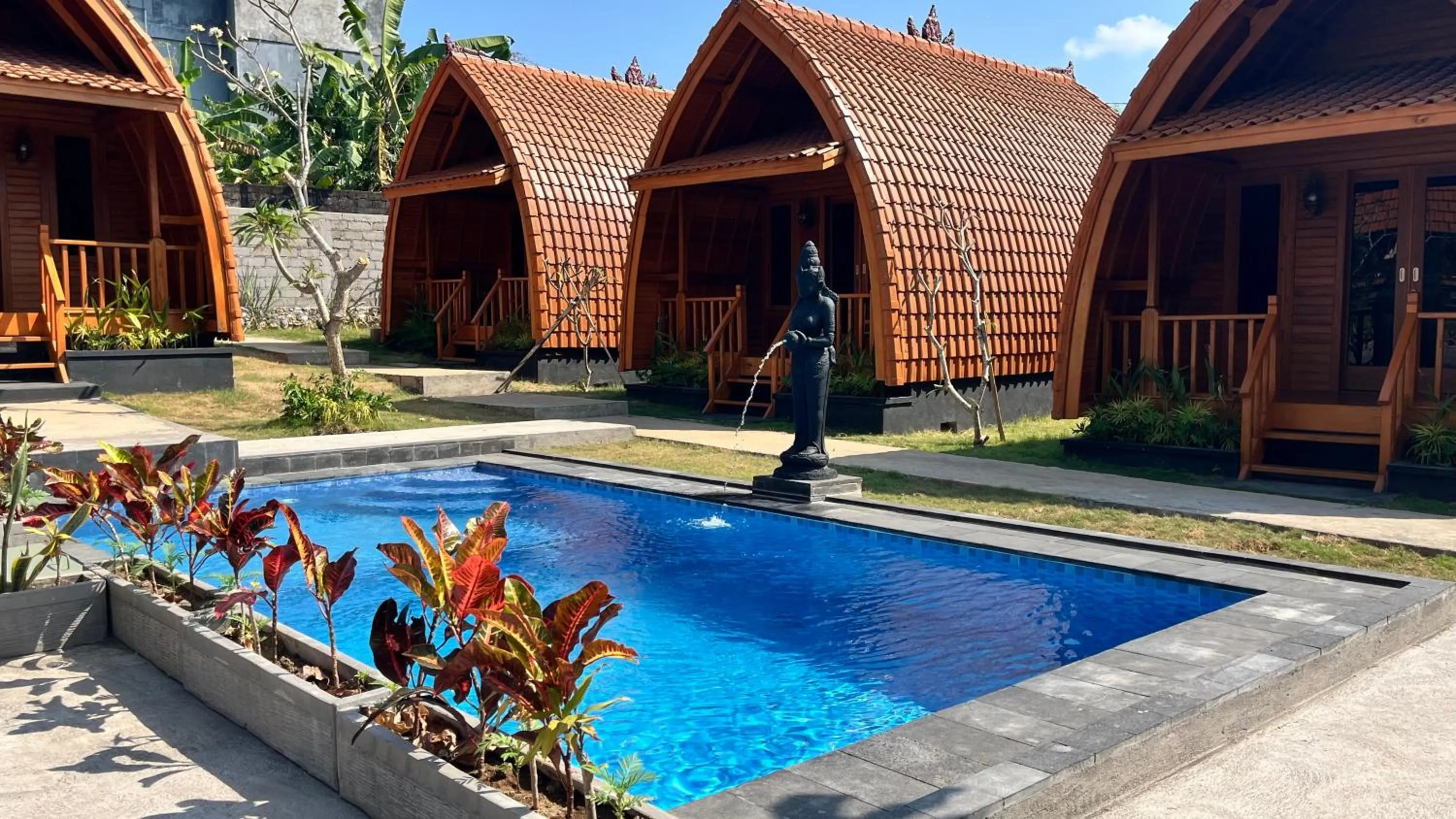 Deluxe Double Room with Balcony in Nusa Dua Huts Pondok Gajah Para by EPS