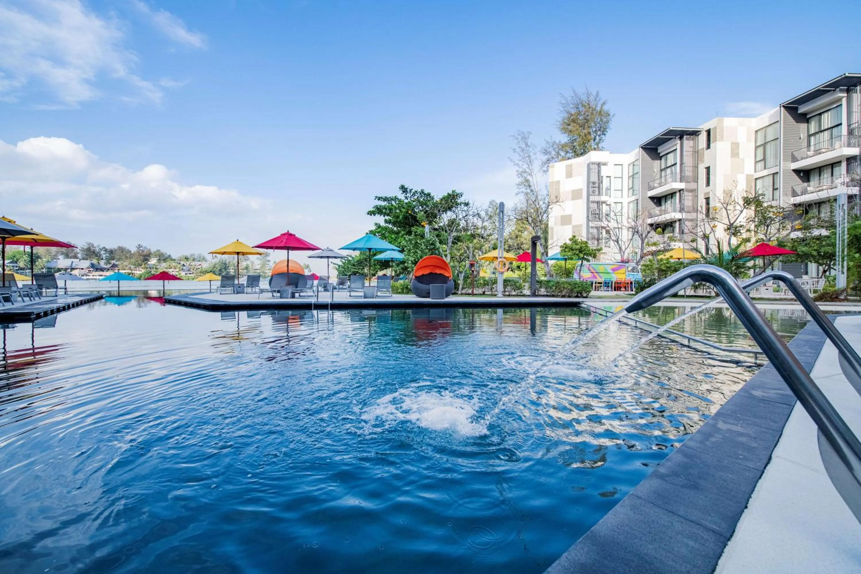 Pool view in Cassia Phuket, part of Banyan Group
