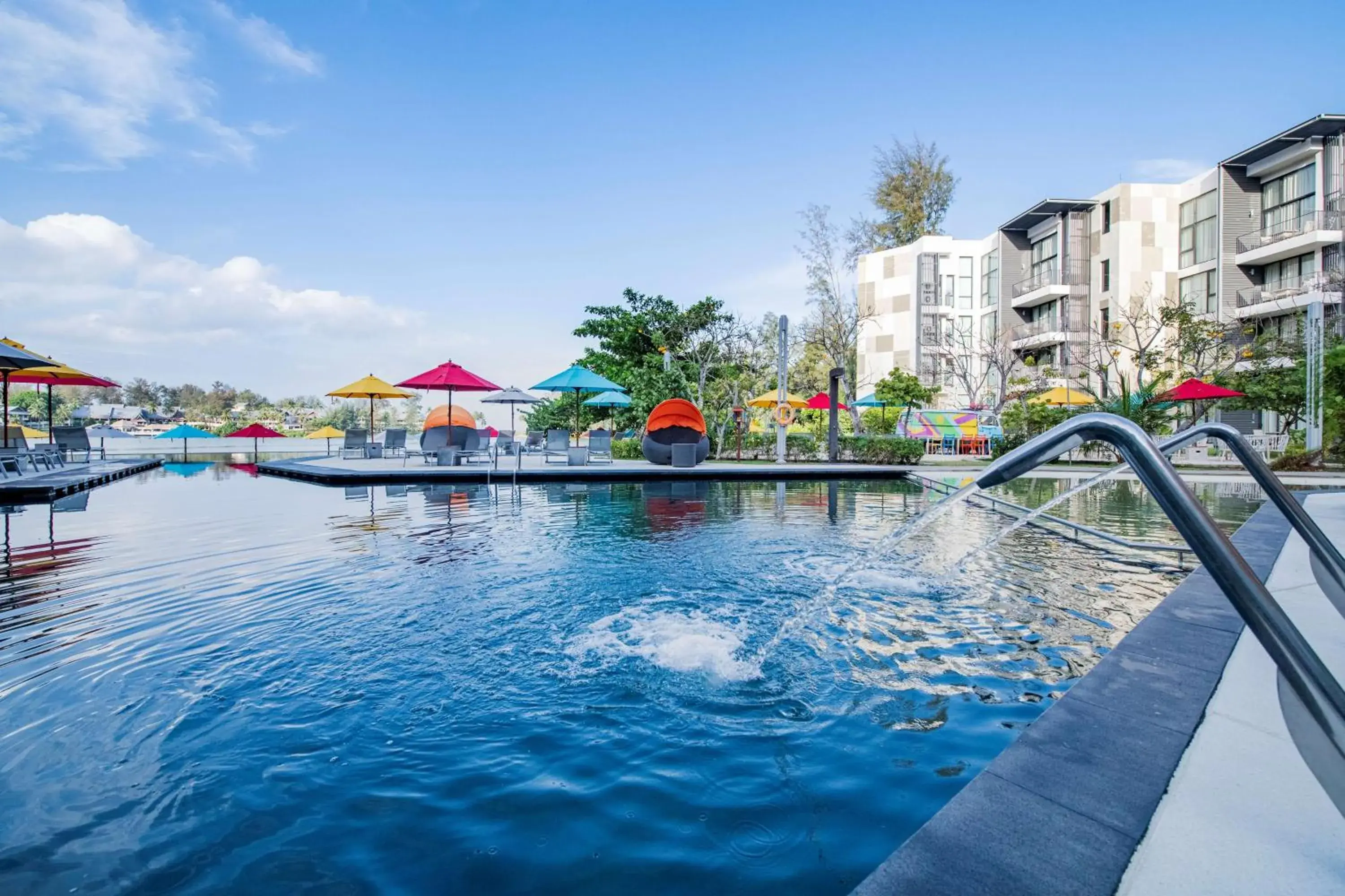 Pool view in Cassia Phuket, part of Banyan Group Pool view in Cassia Phuket, part of Banyan Group