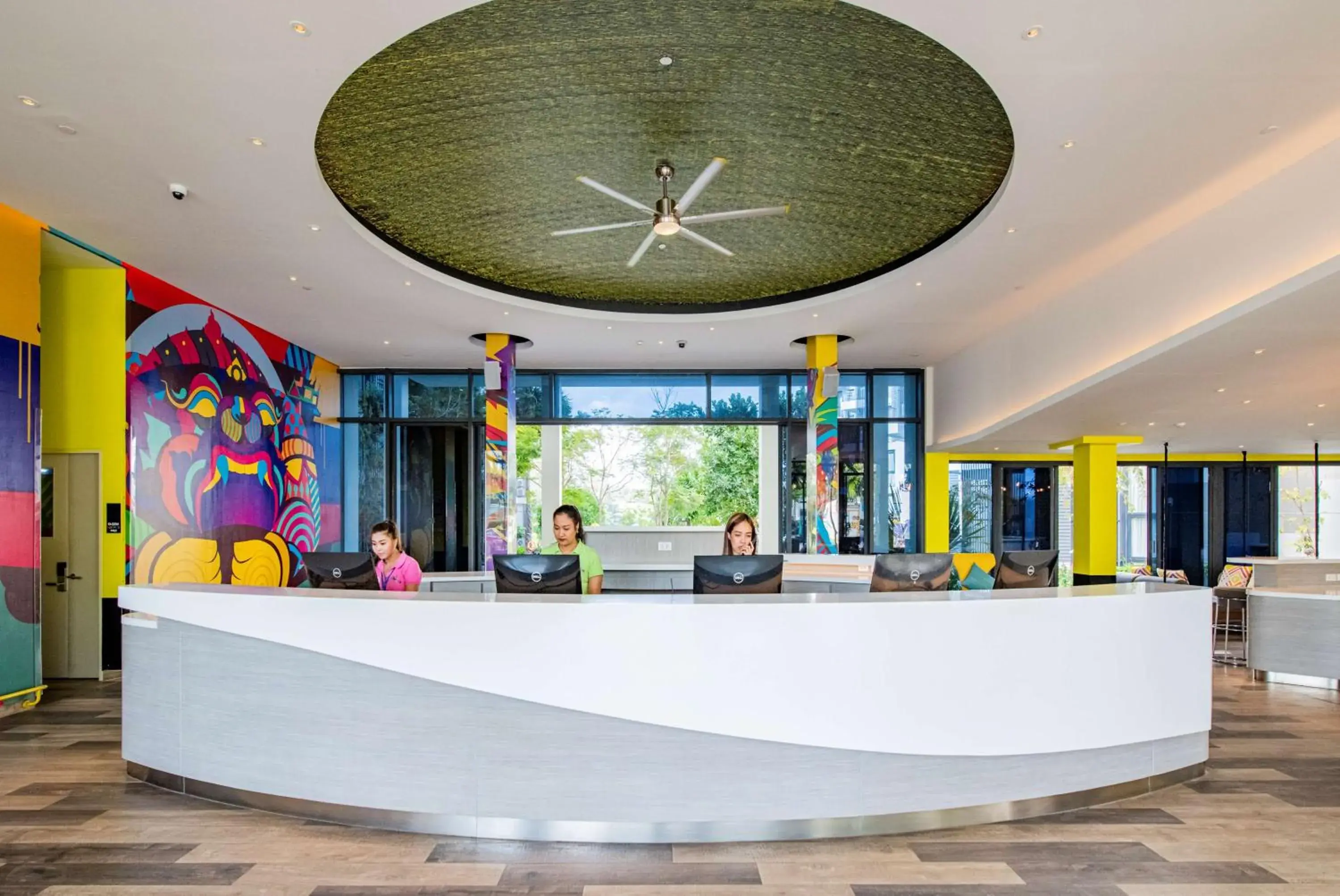 Lobby or reception in Cassia Phuket, part of Banyan Group Lobby or reception in Cassia Phuket, part of Banyan Group