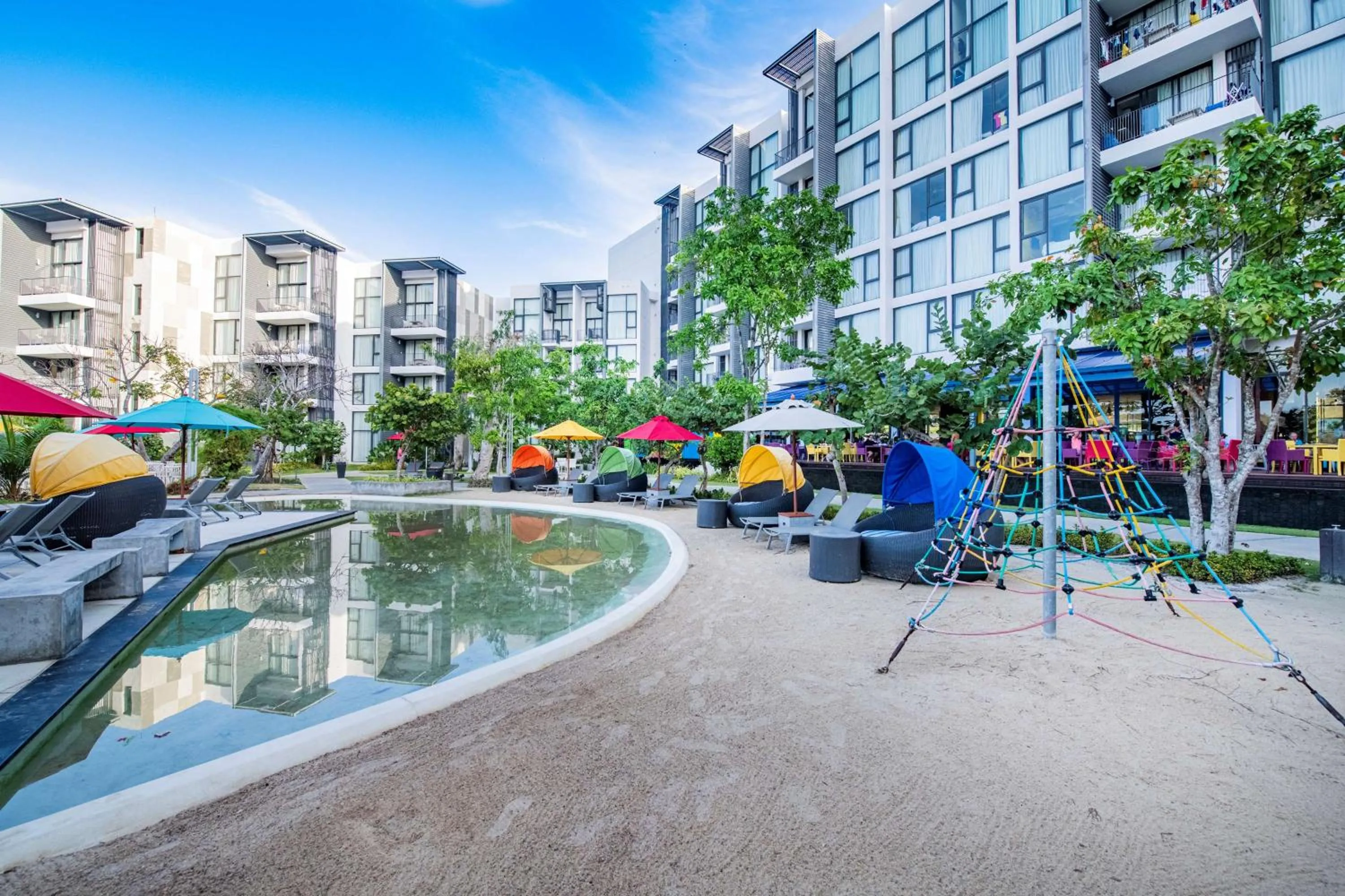 Pool view in Cassia Phuket, part of Banyan Group