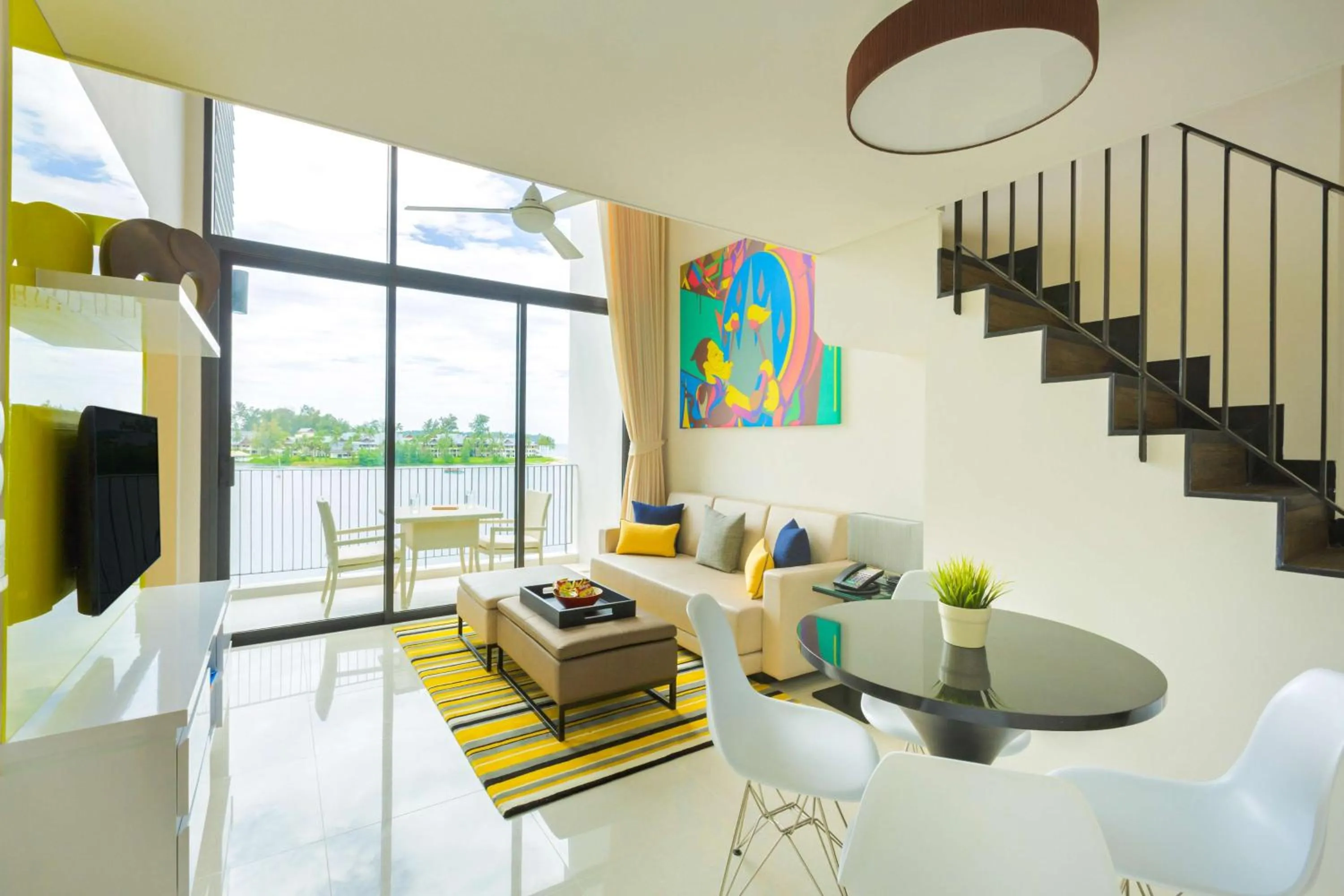 Living room in Cassia Phuket, part of Banyan Group