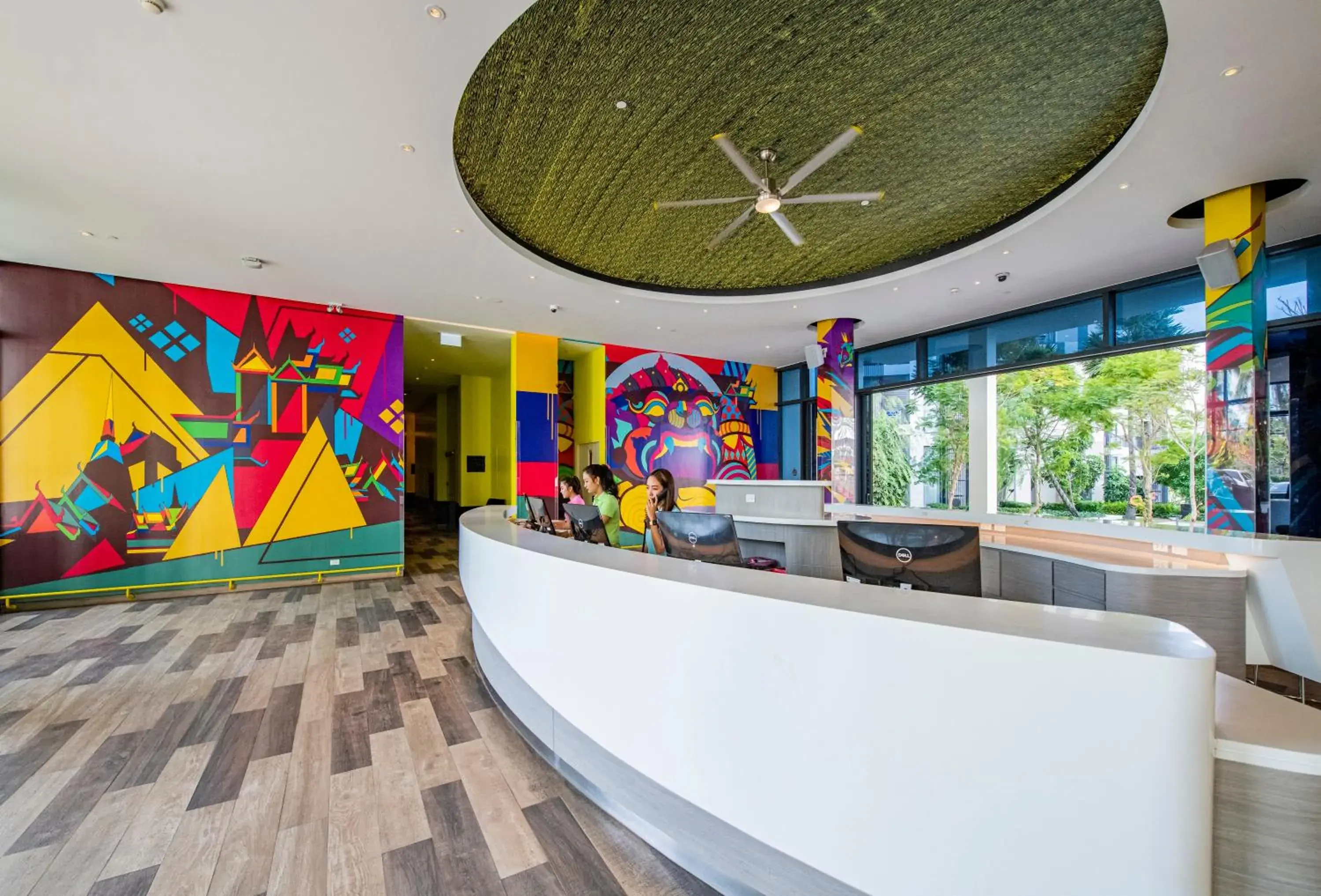 Lobby or reception in Cassia Phuket, part of Banyan Group Lobby or reception in Cassia Phuket, part of Banyan Group