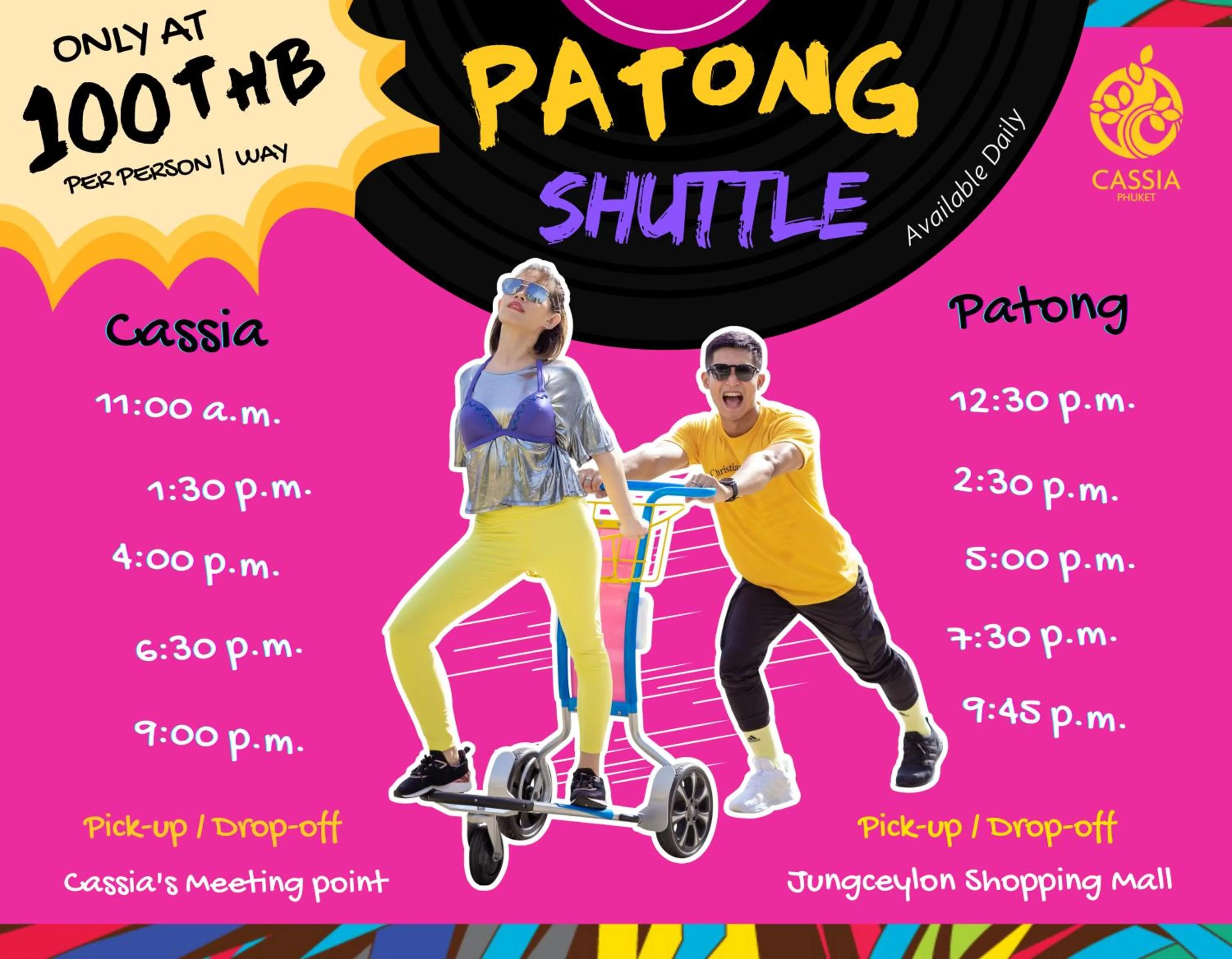 shuttle in Cassia Phuket, part of Banyan Group