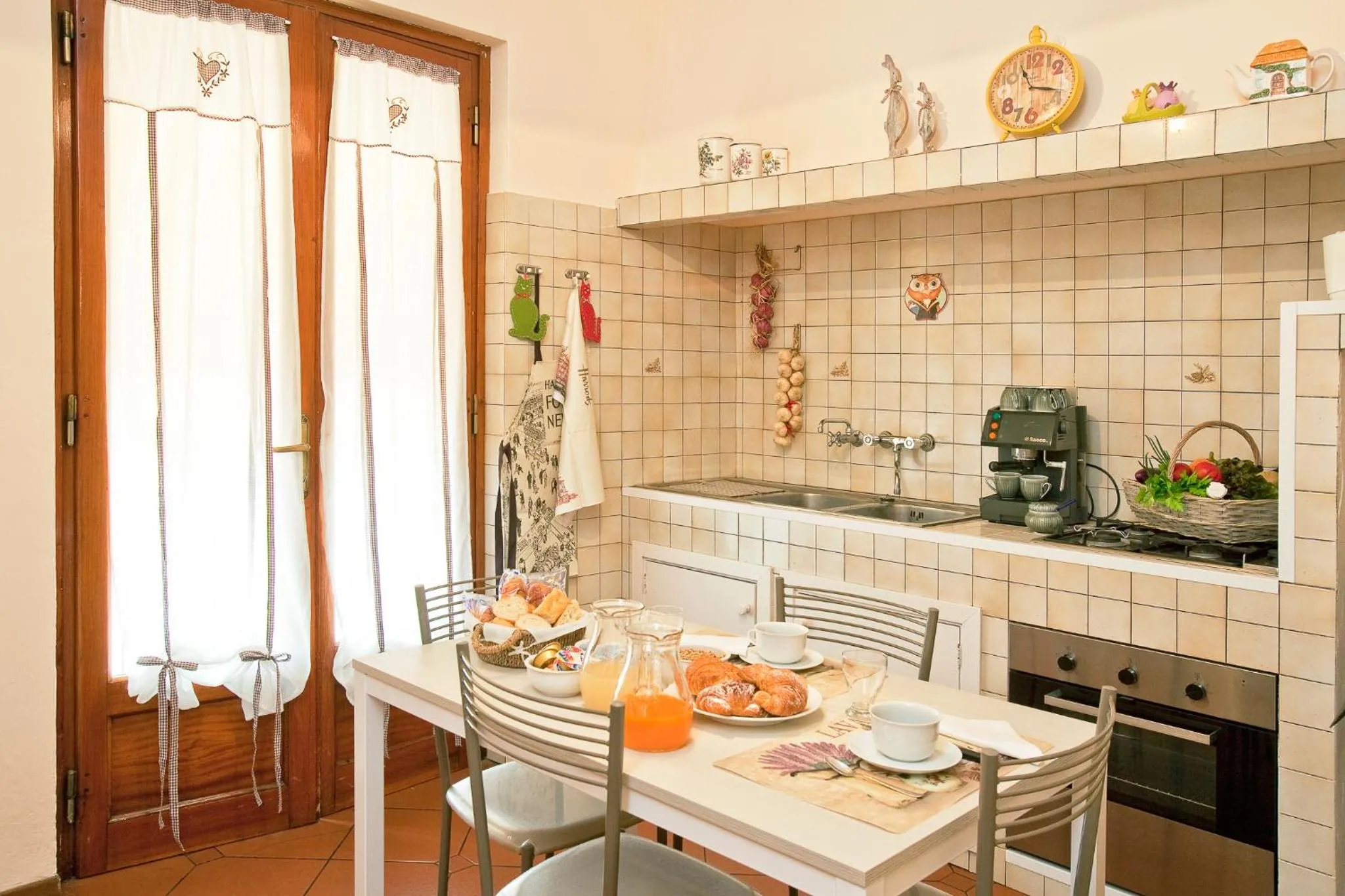Kitchen or kitchenette in B&B Via della Grotta