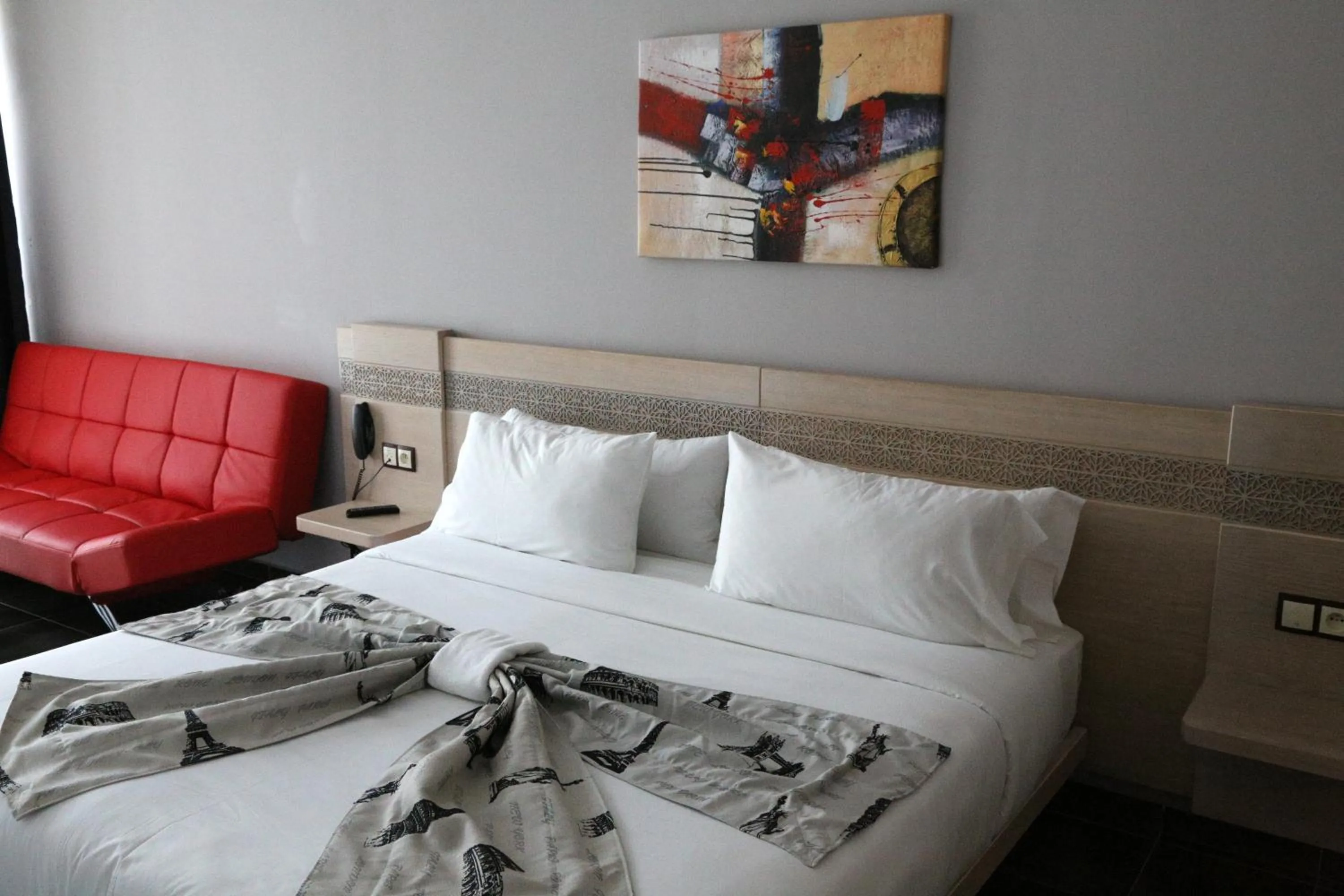 Photo of the whole room, Bed in Hotel A44