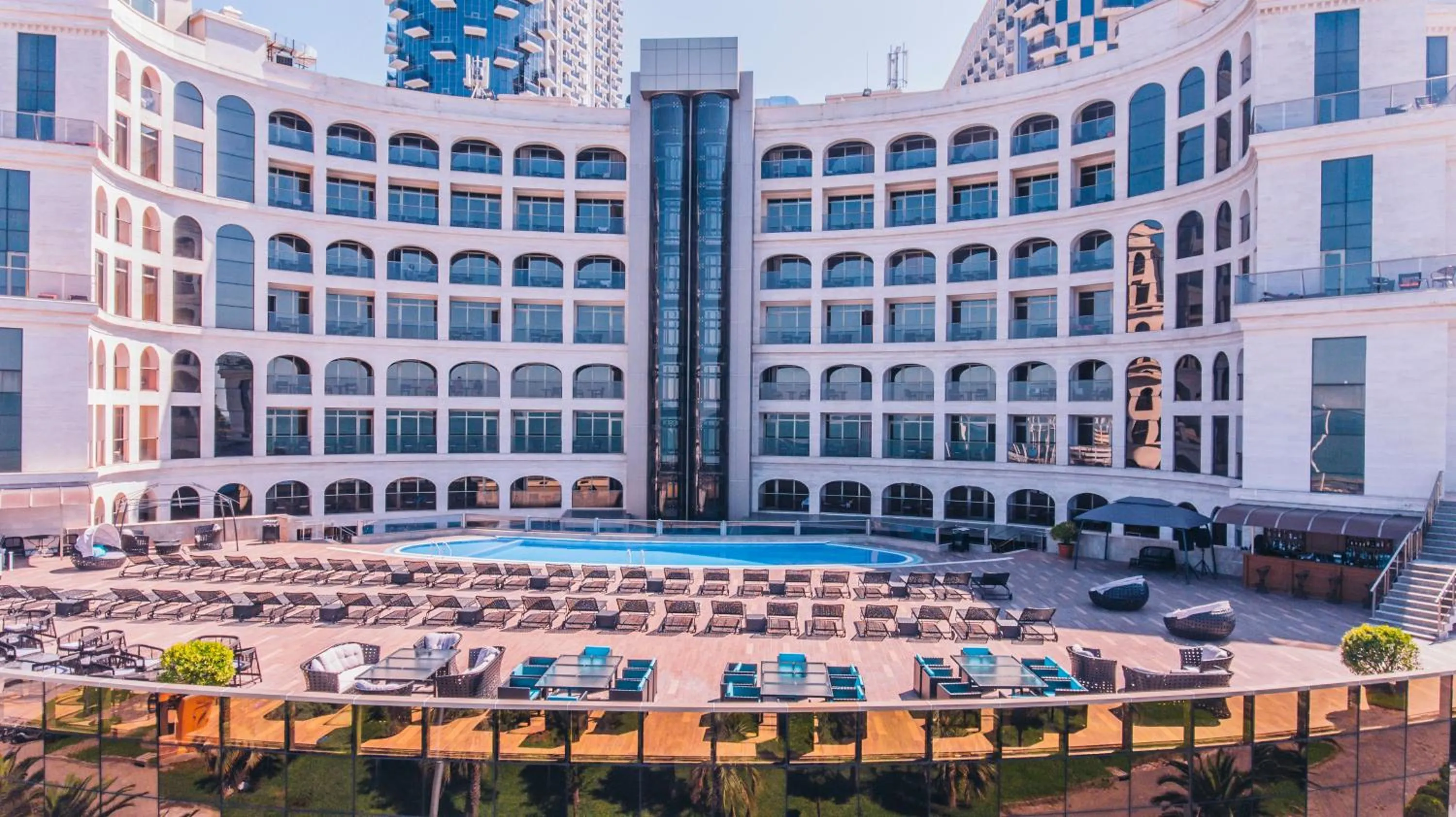 Bird's eye view in Colosseum Marina Hotel