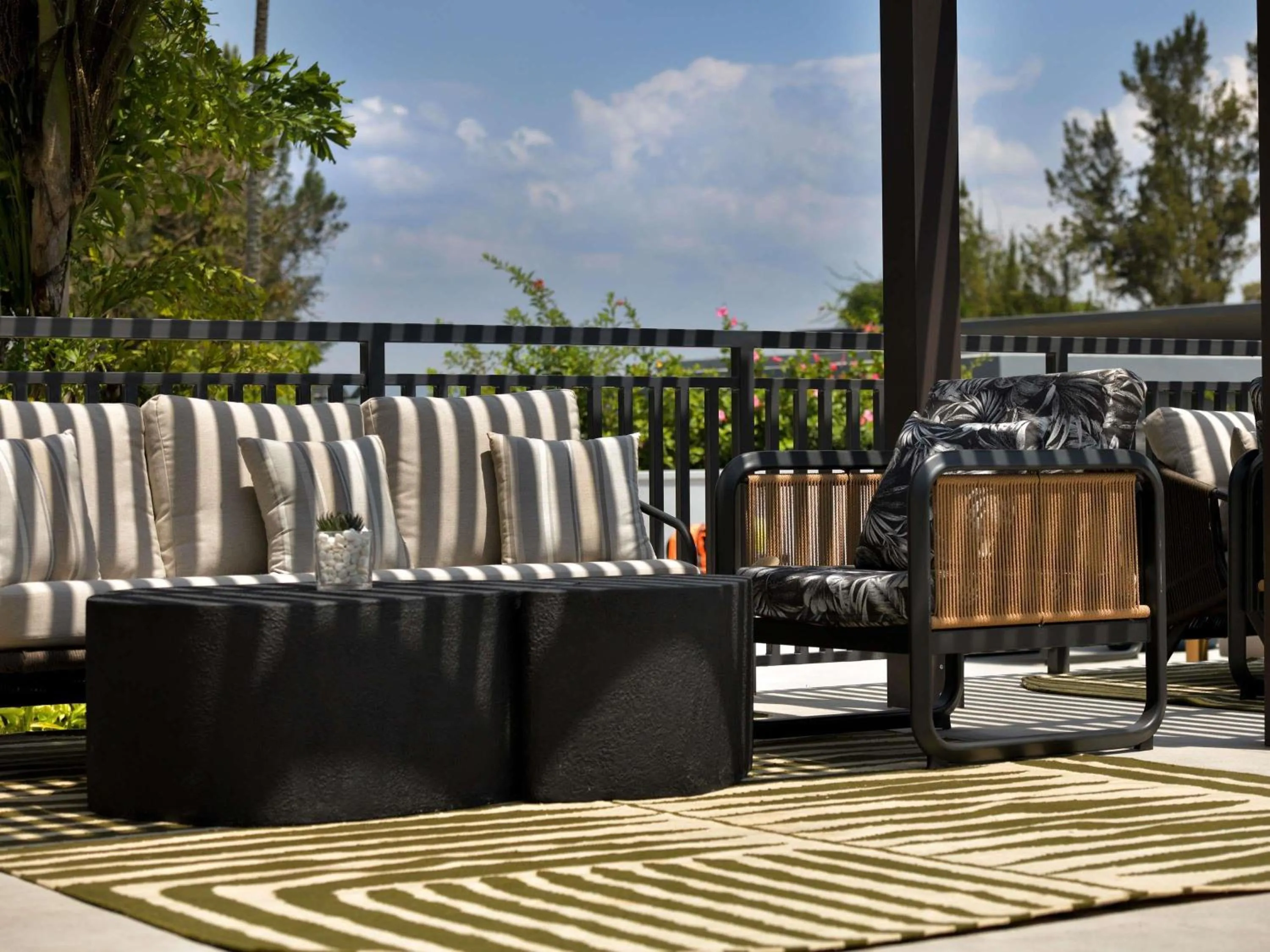 Pool view in Mövenpick Kigali