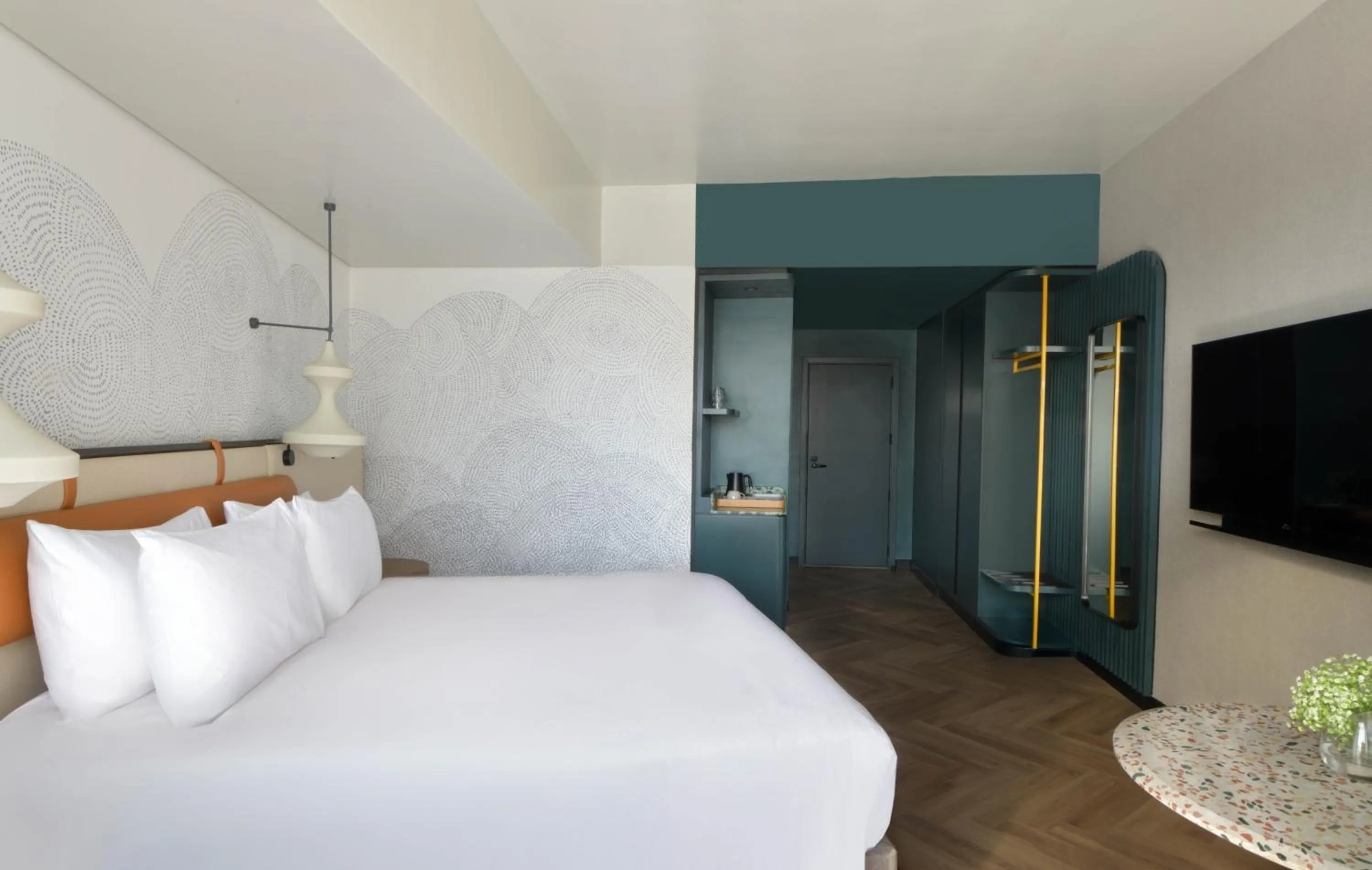 Bed in Mövenpick Kigali