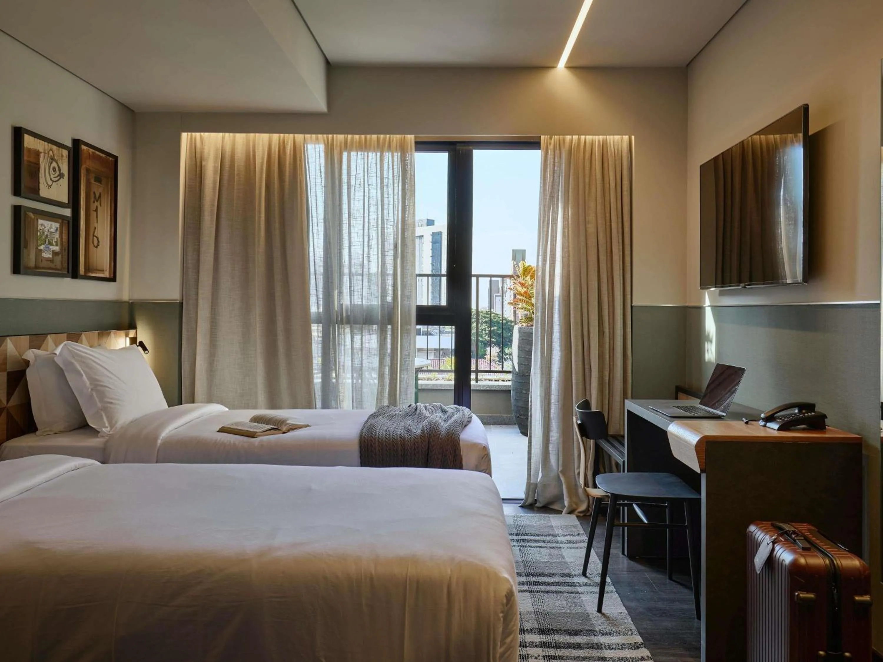 Bedroom, Bed in TRIBE Belo Horizonte Savassi