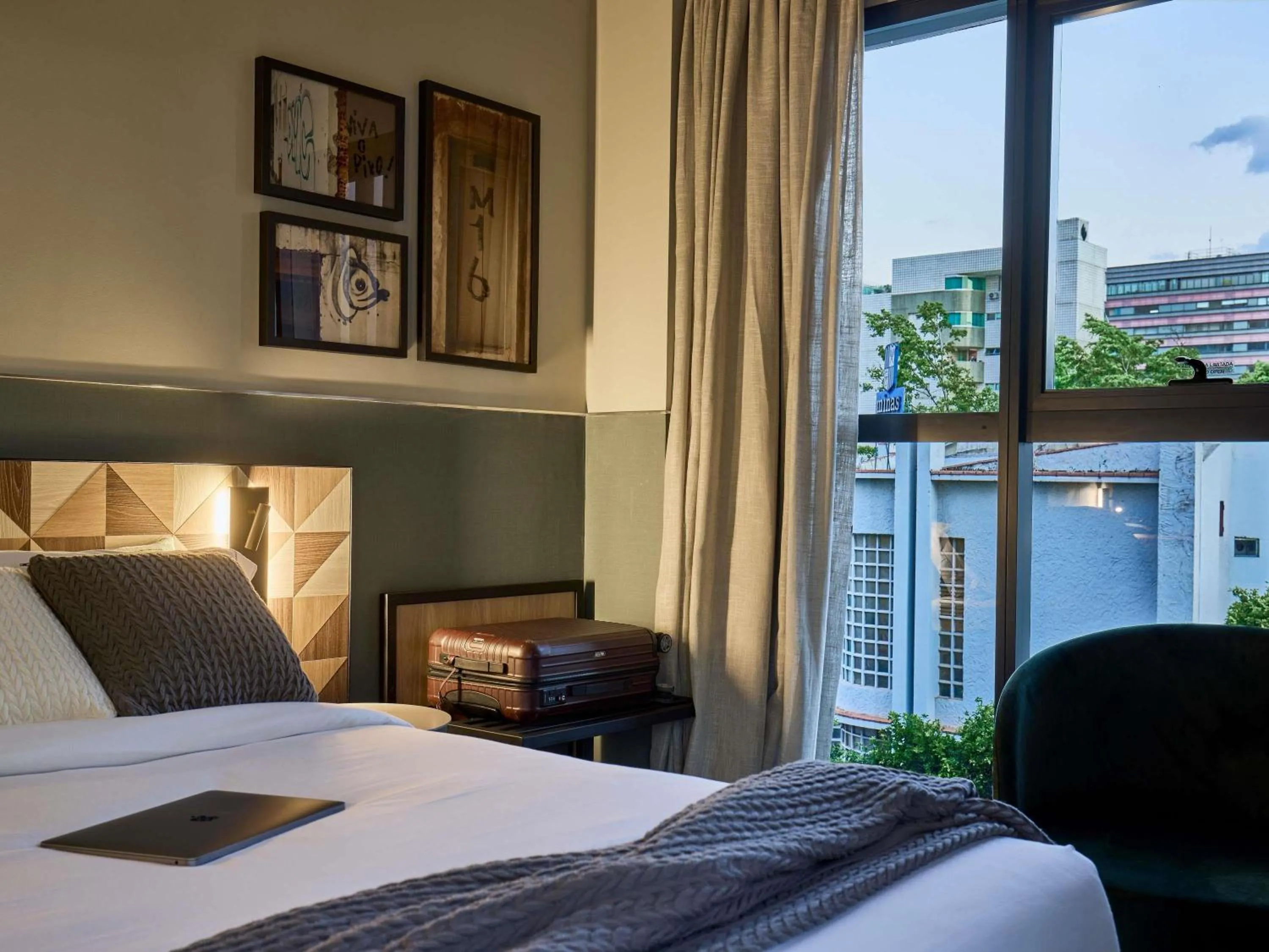 Bedroom, Bed in TRIBE Belo Horizonte Savassi