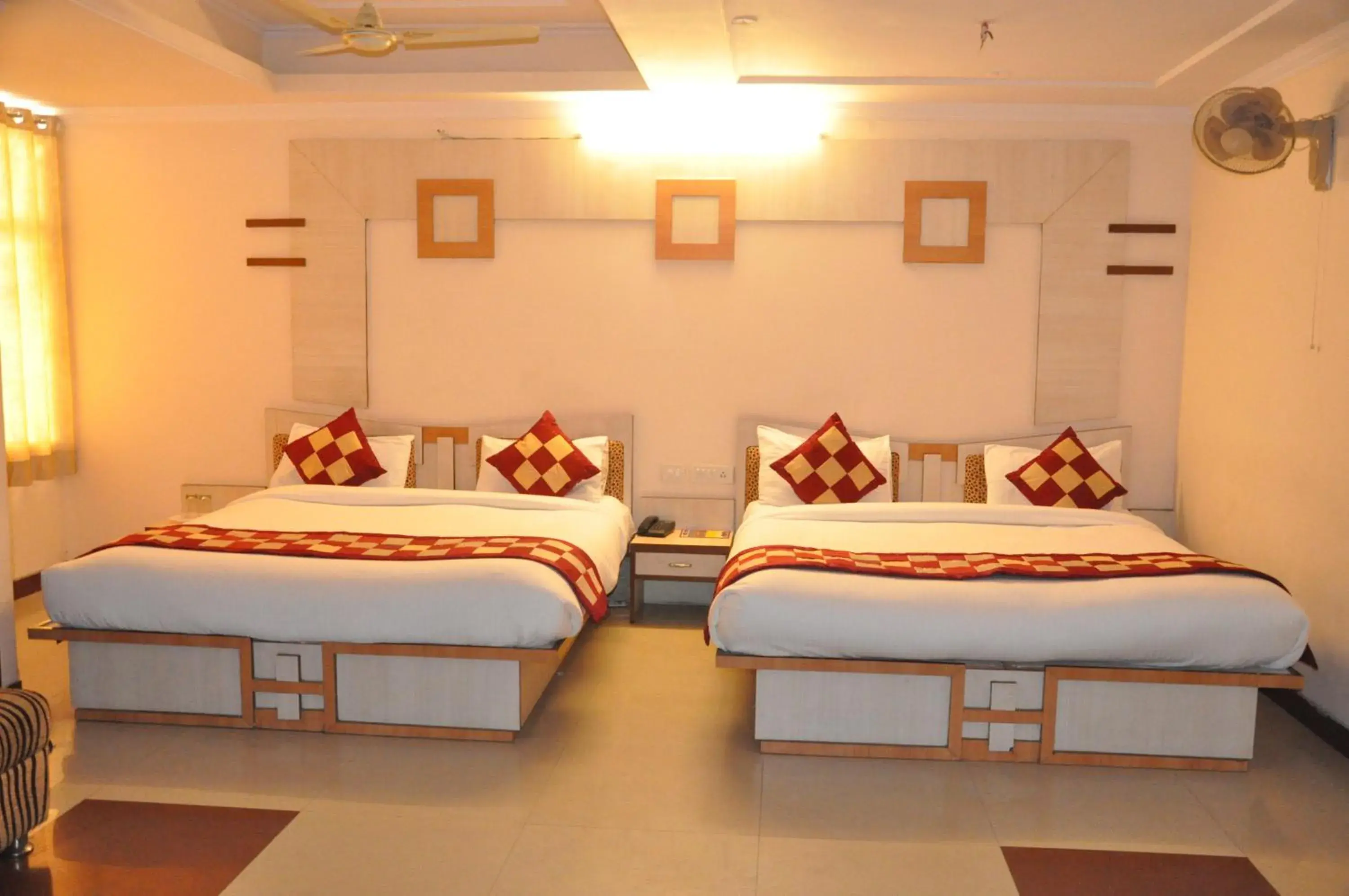Bed in Hotel Muskan Palace Bed in Hotel Muskan Palace