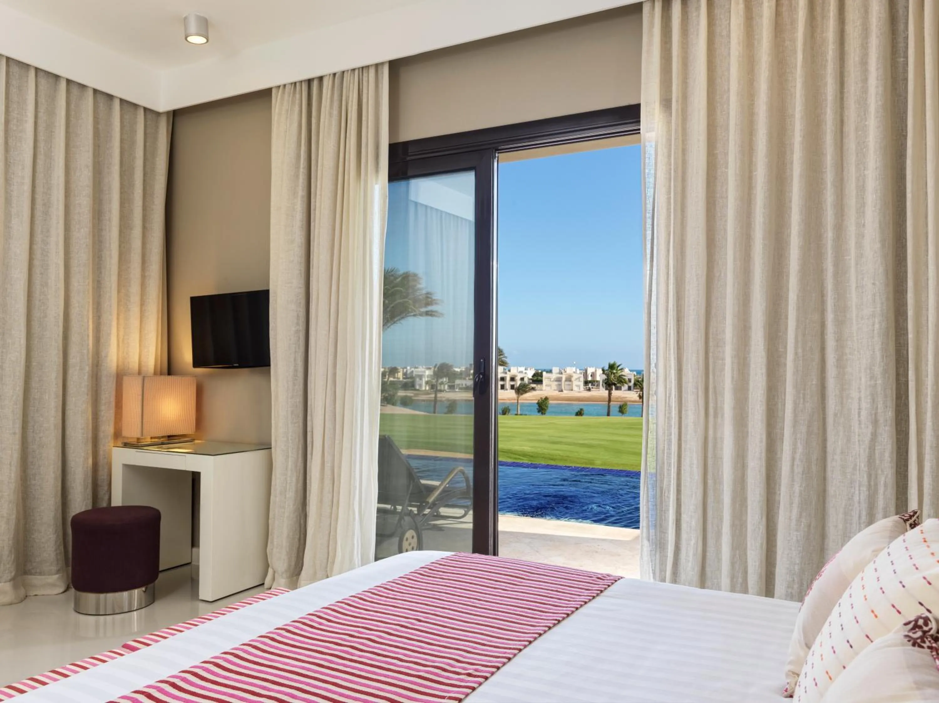 View (from property/room), Bed in Ancient Sands Golf Resort and Residences