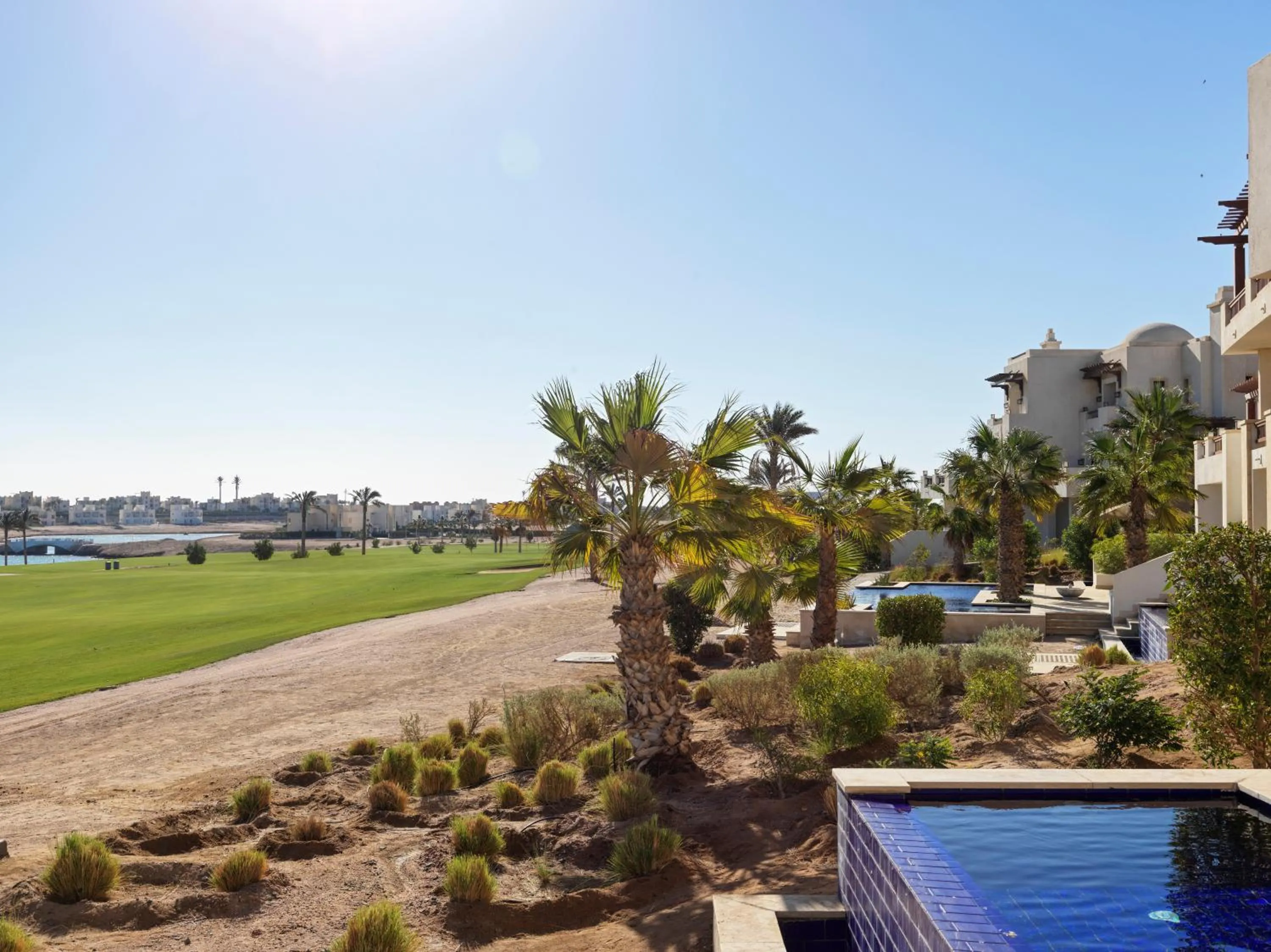 Garden view in Ancient Sands Golf Resort and Residences