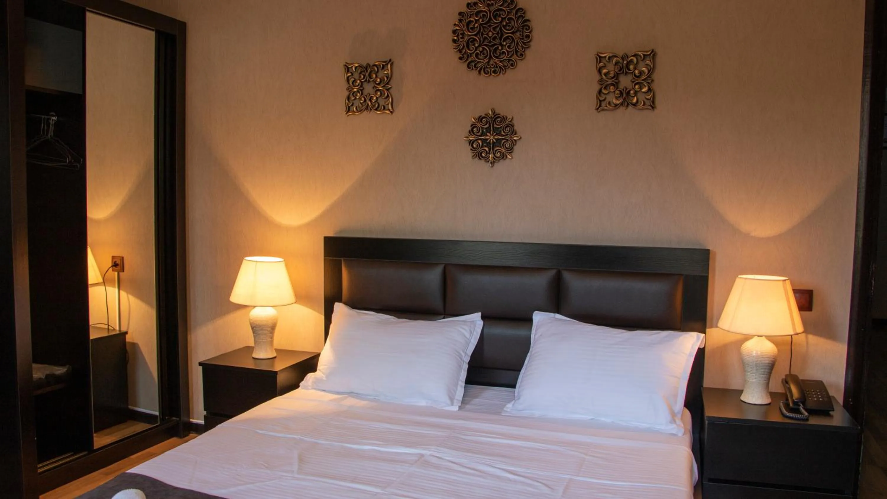 Bed in Hotel New Metekhi